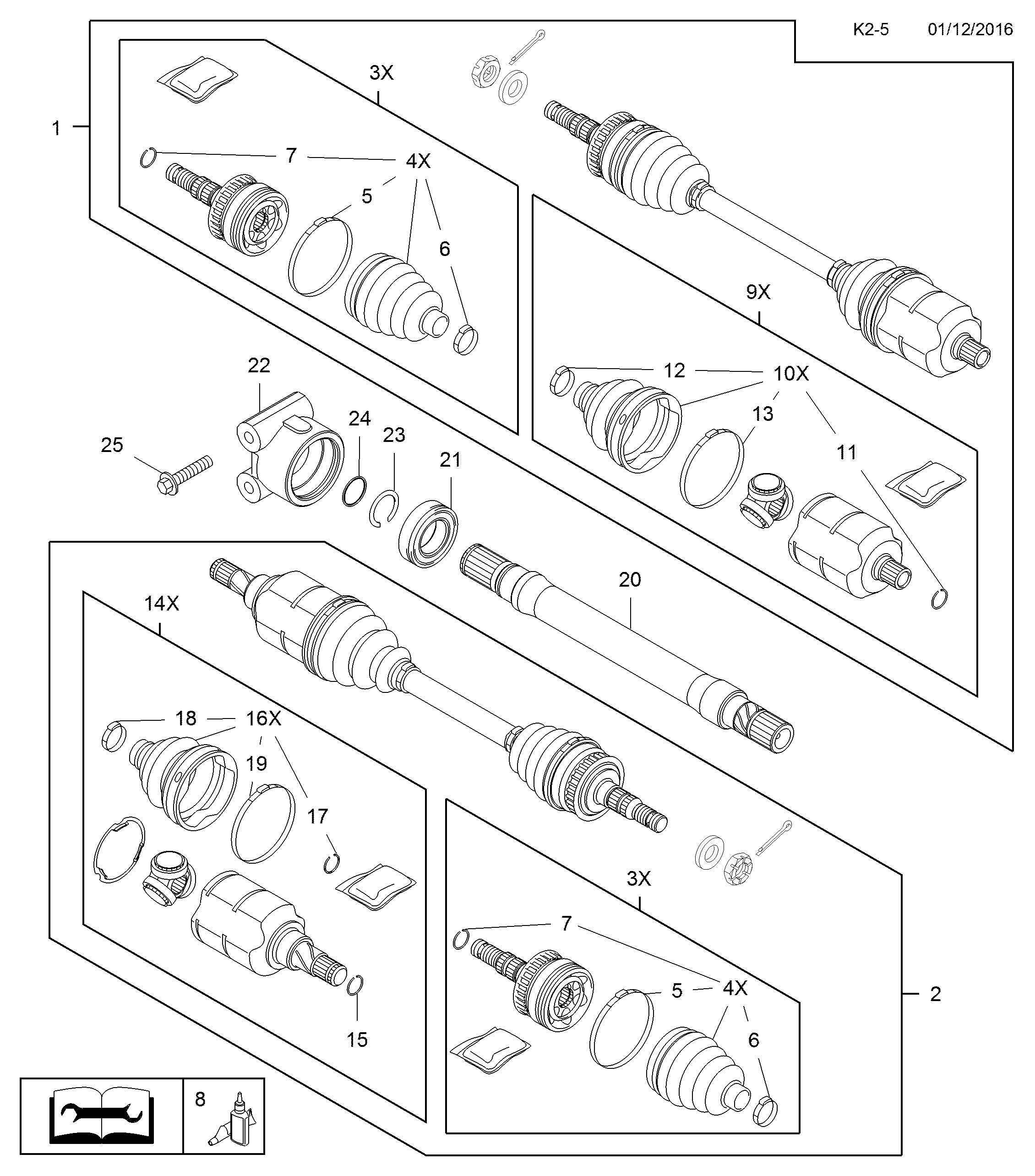 Opel 1603260 - Putekļusargs, Piedziņas vārpsta ps1.lv