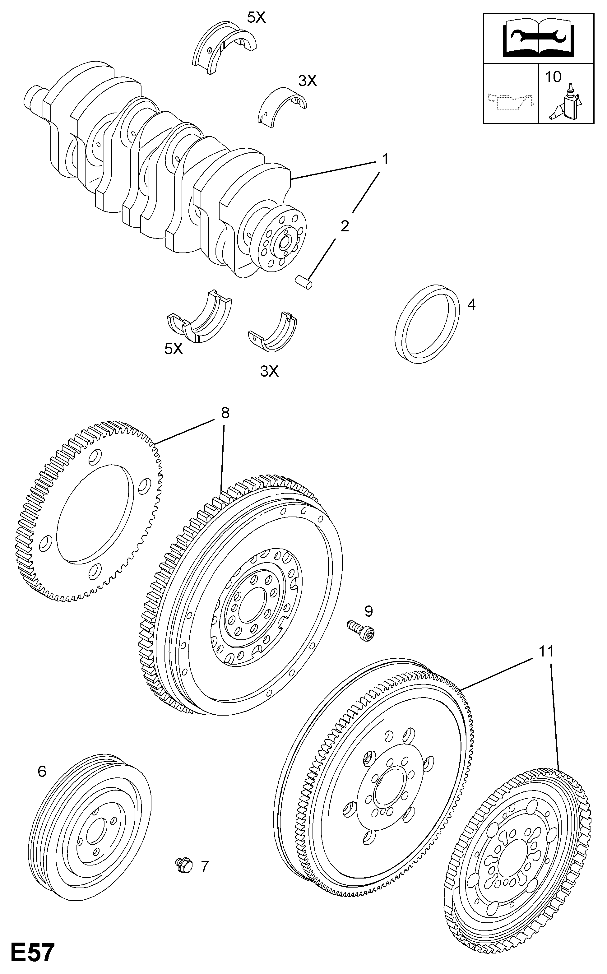 Vauxhall 6 16 037 - Spararats ps1.lv