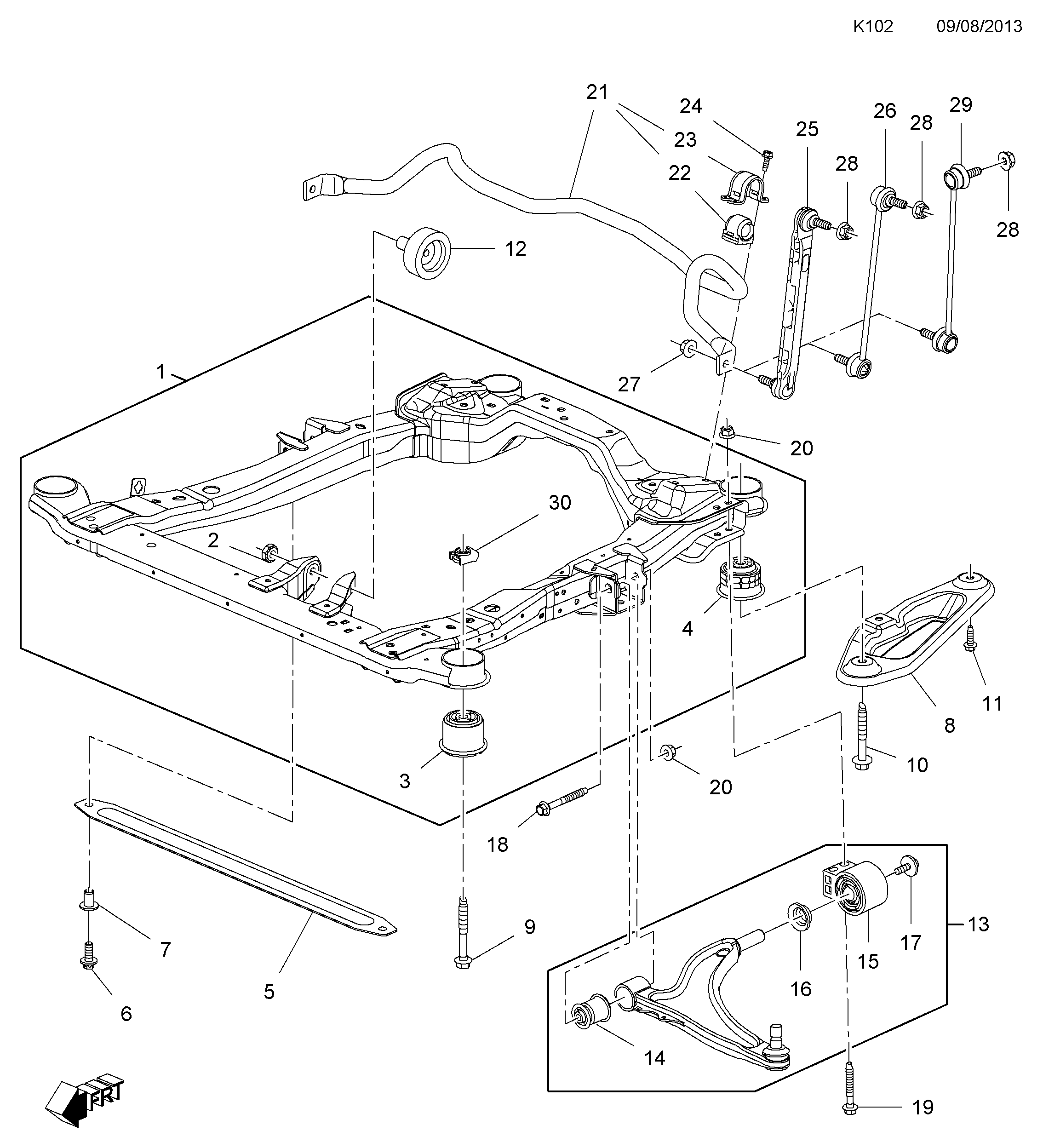 Vauxhall 3 52 872 - Neatkarīgās balstiekārtas svira, Riteņa piekare ps1.lv