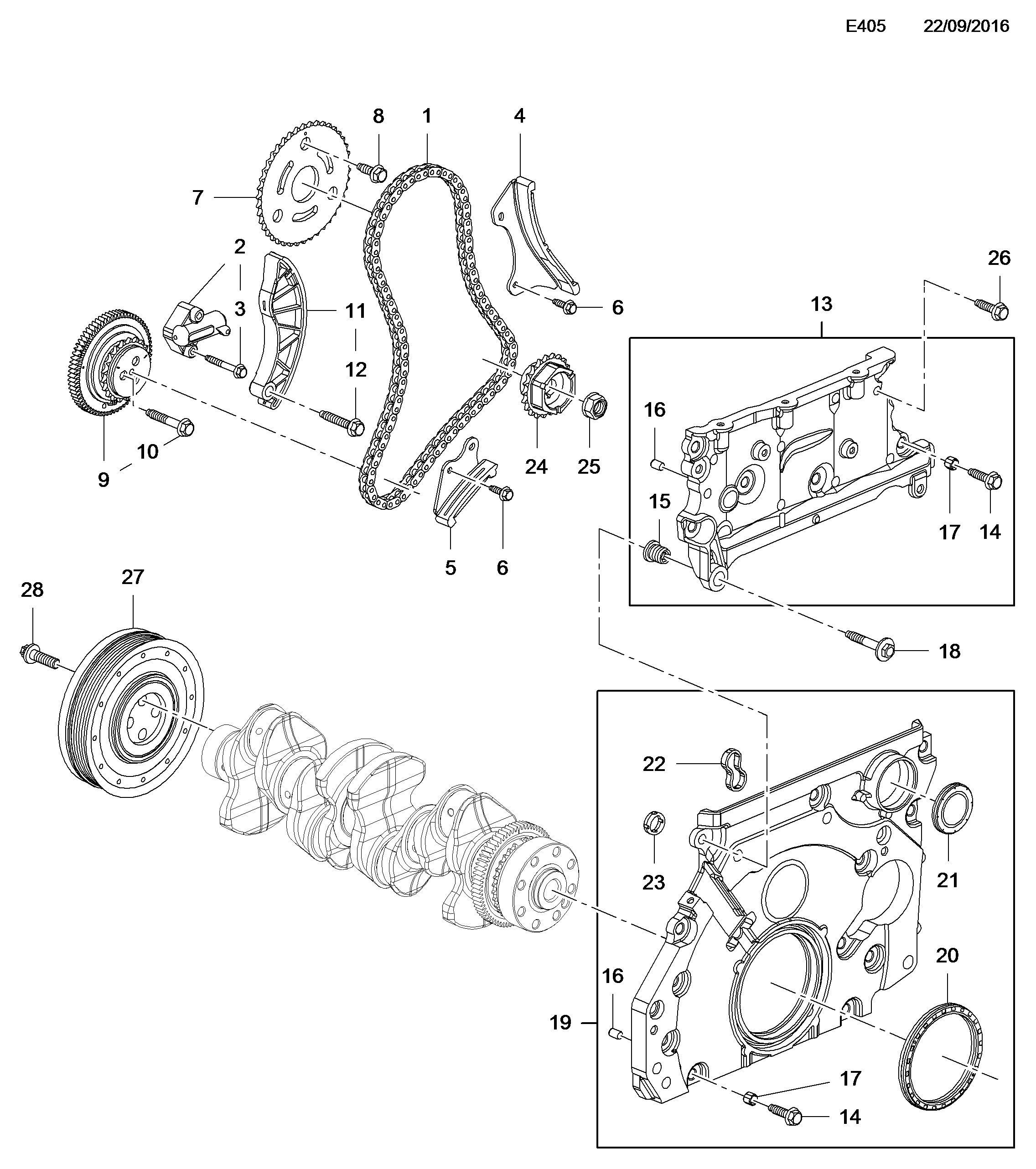 Opel 614 204 - Vārpstas blīvgredzens, Kloķvārpsta ps1.lv