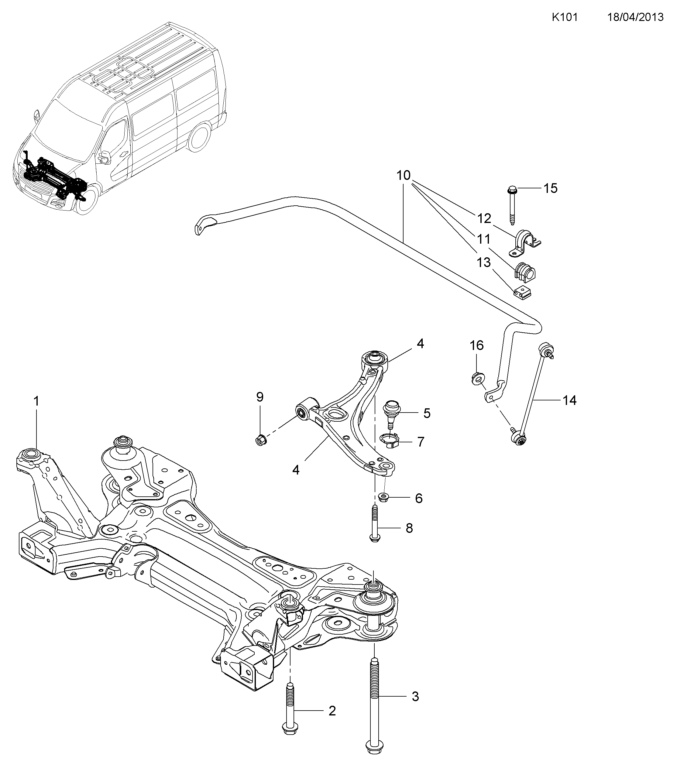 NISSAN 4419216 - Neatkarīgās balstiekārtas svira, Riteņa piekare ps1.lv