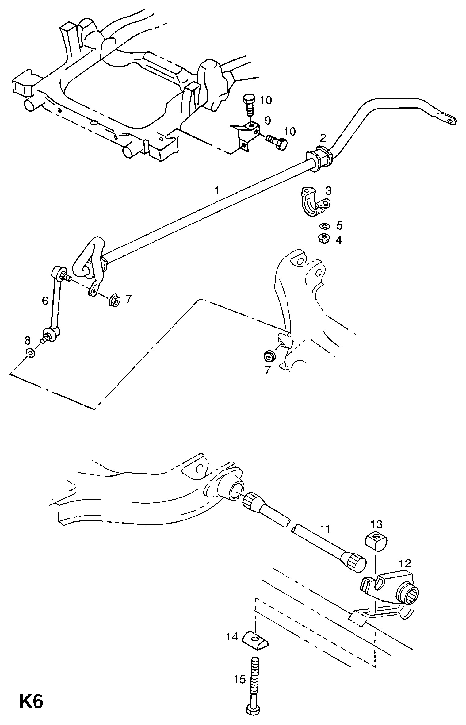 Vauxhall 3 50 608* - Stiepnis / Atsaite, Stabilizators ps1.lv