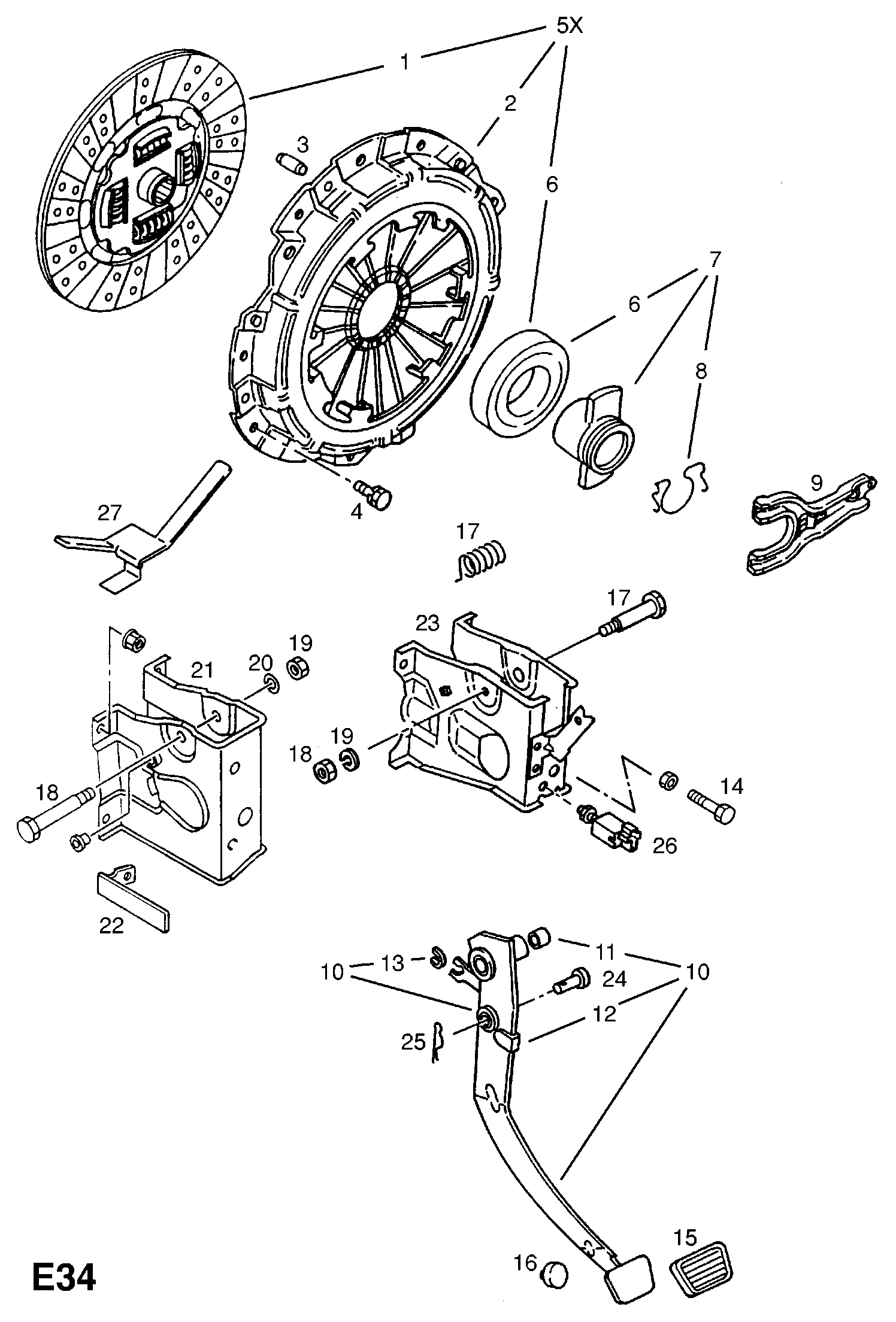 Opel 6 64 006 - Sajūga disks ps1.lv