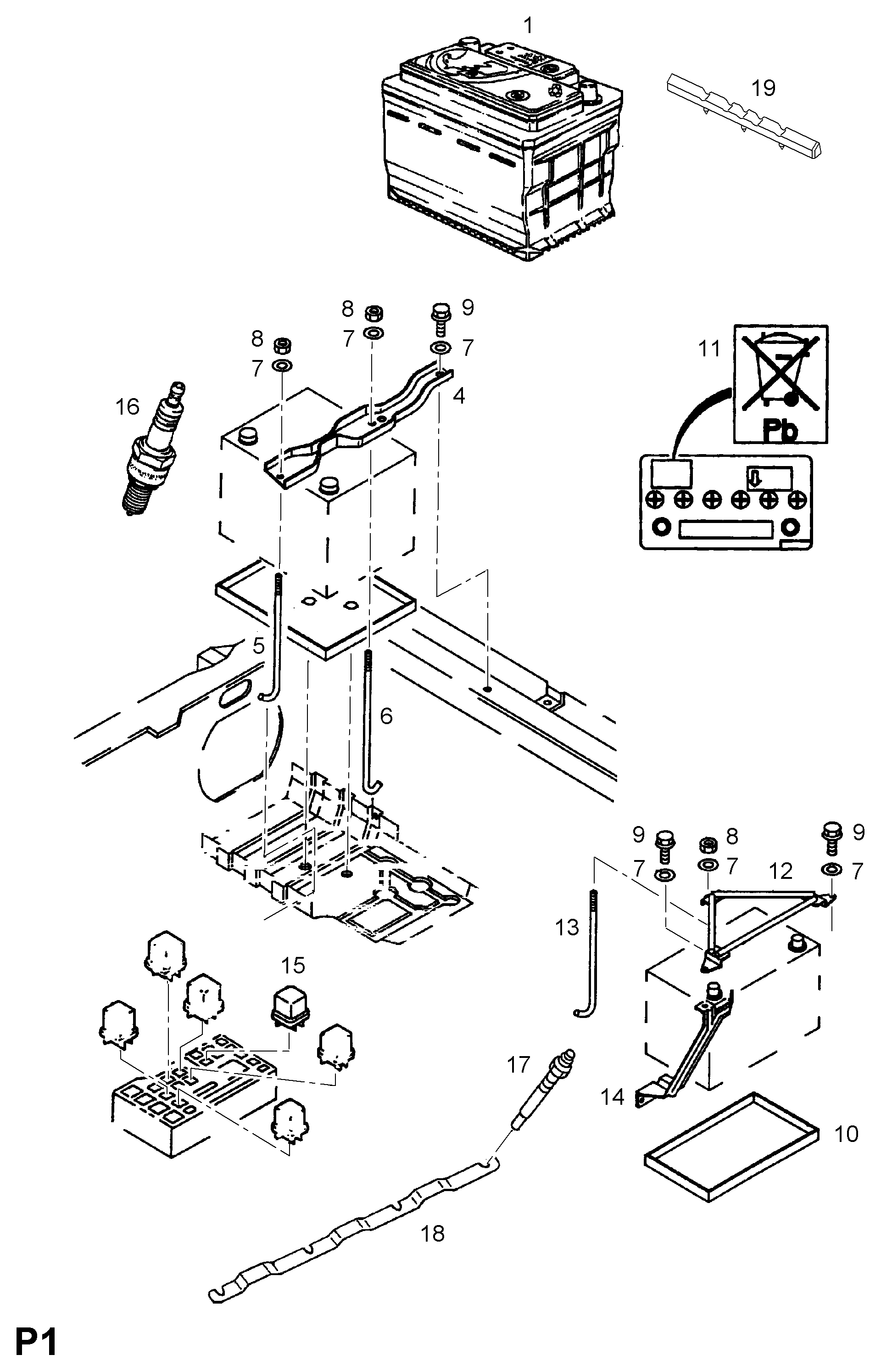 Opel 12 14 315 - Kvēlsvece ps1.lv