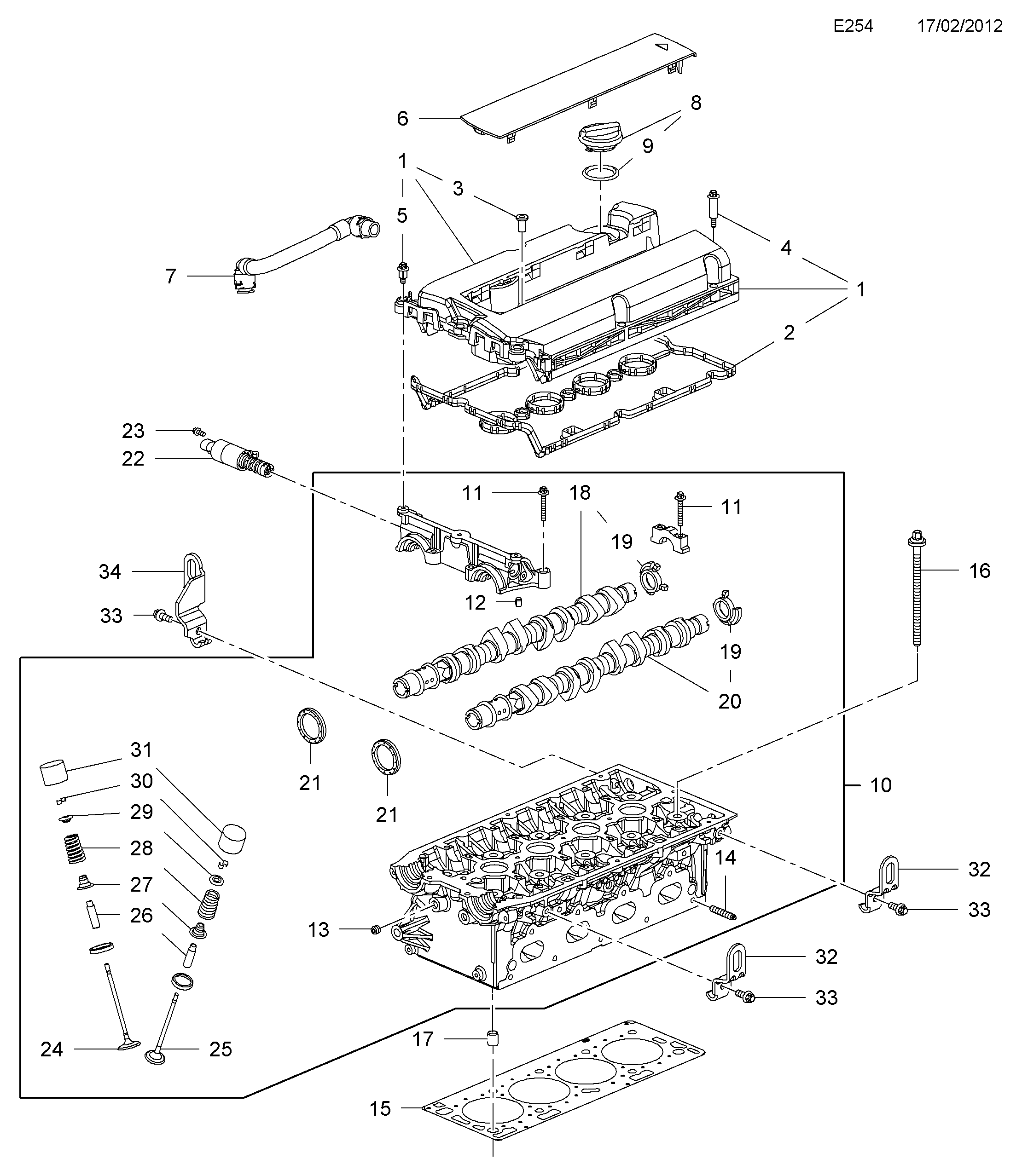 General Motors 1235299 - Vadības vārsts, Sadales vārpstas iestatīšana ps1.lv