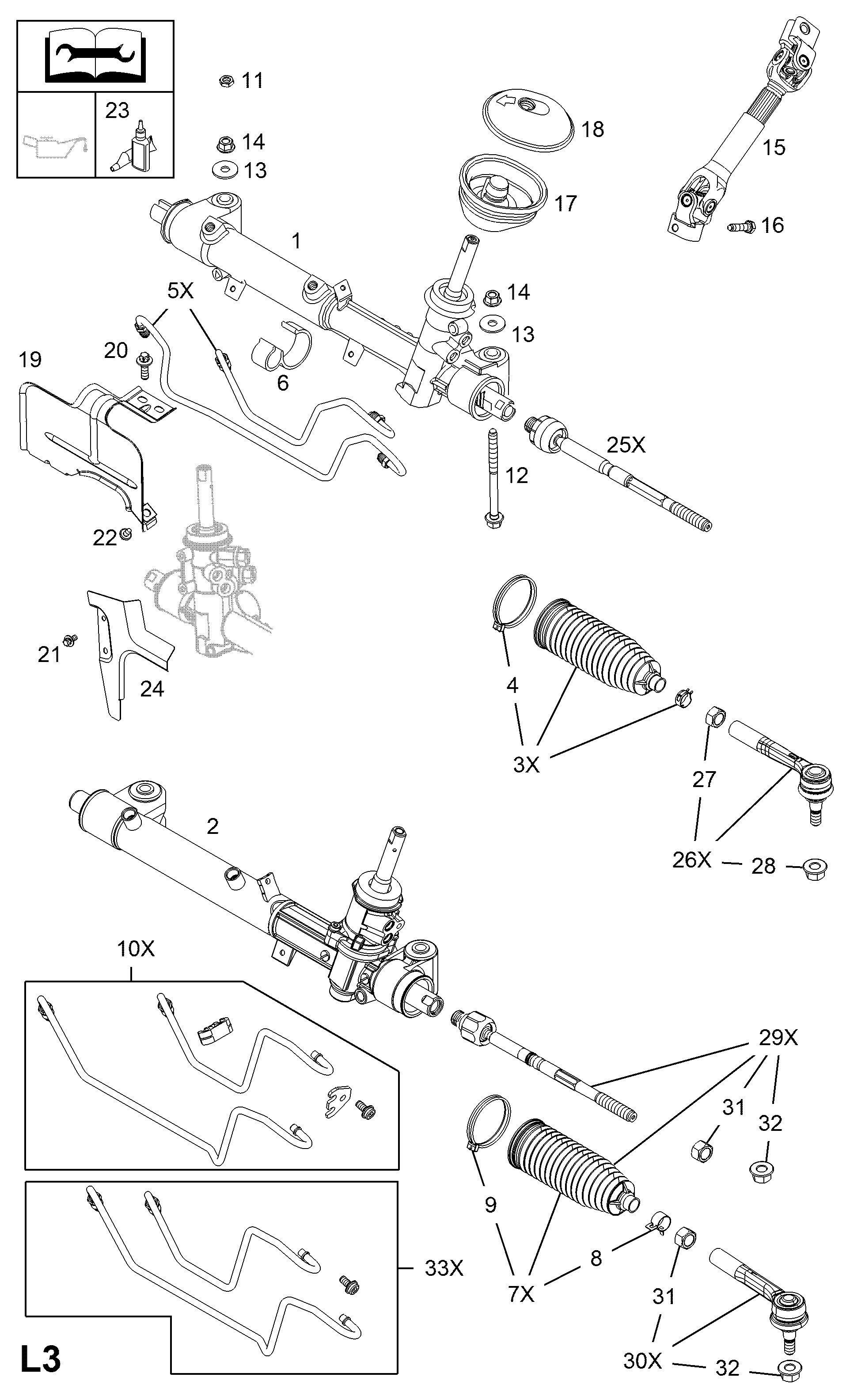 Opel 1603303 - Aksiālais šarnīrs, Stūres šķērsstiepnis ps1.lv