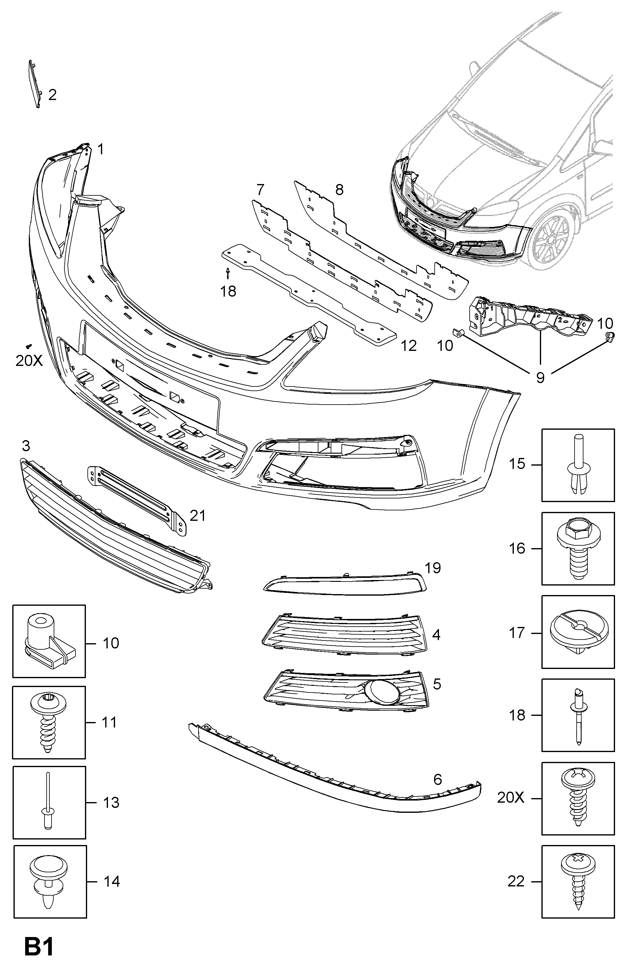 Opel 1400339 - Spoilers ps1.lv