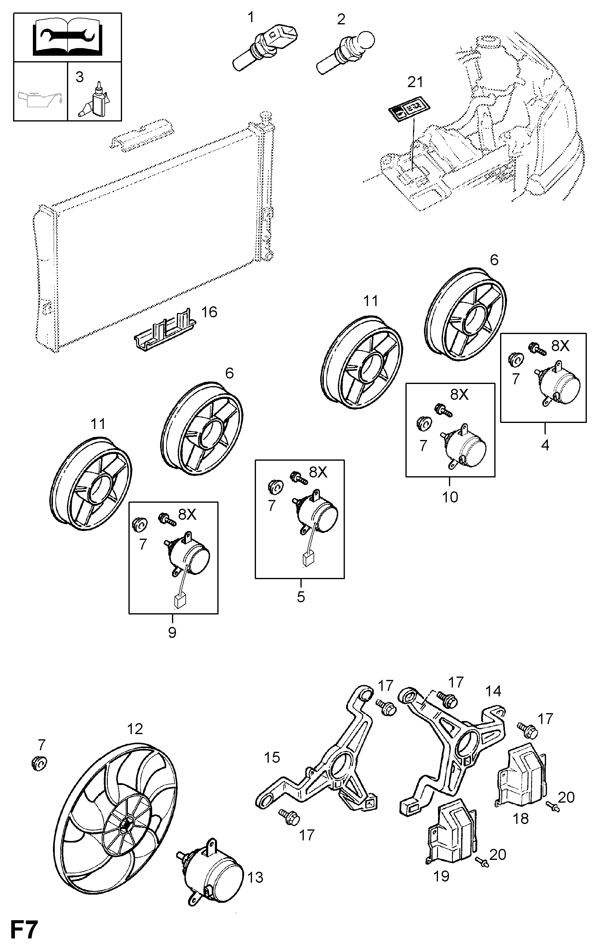 General Motors 1338458 - Devējs, Dzesēšanas šķidruma temperatūra ps1.lv