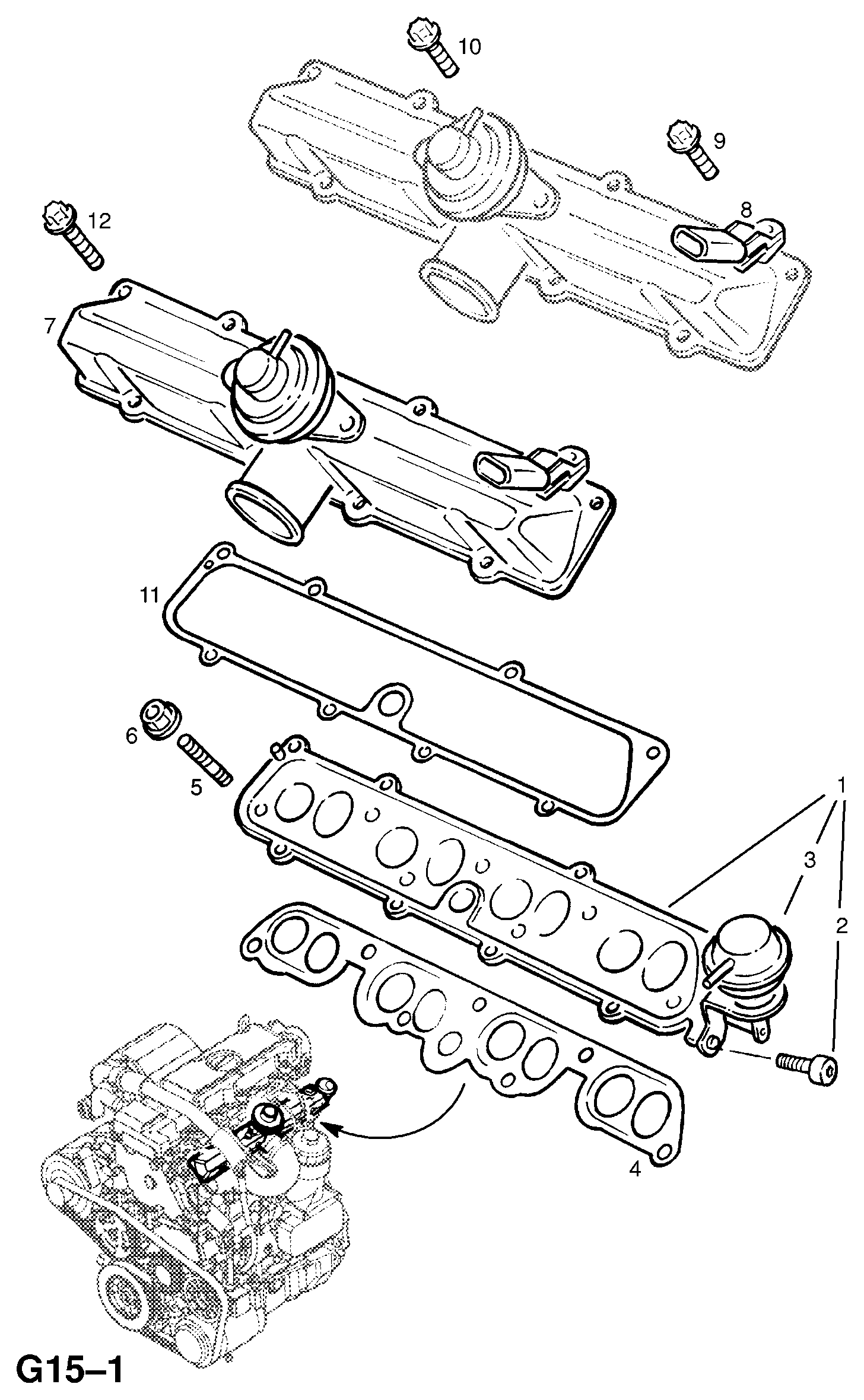 Chevrolet 849104 - Izpl. gāzu recirkulācijas vārsts ps1.lv