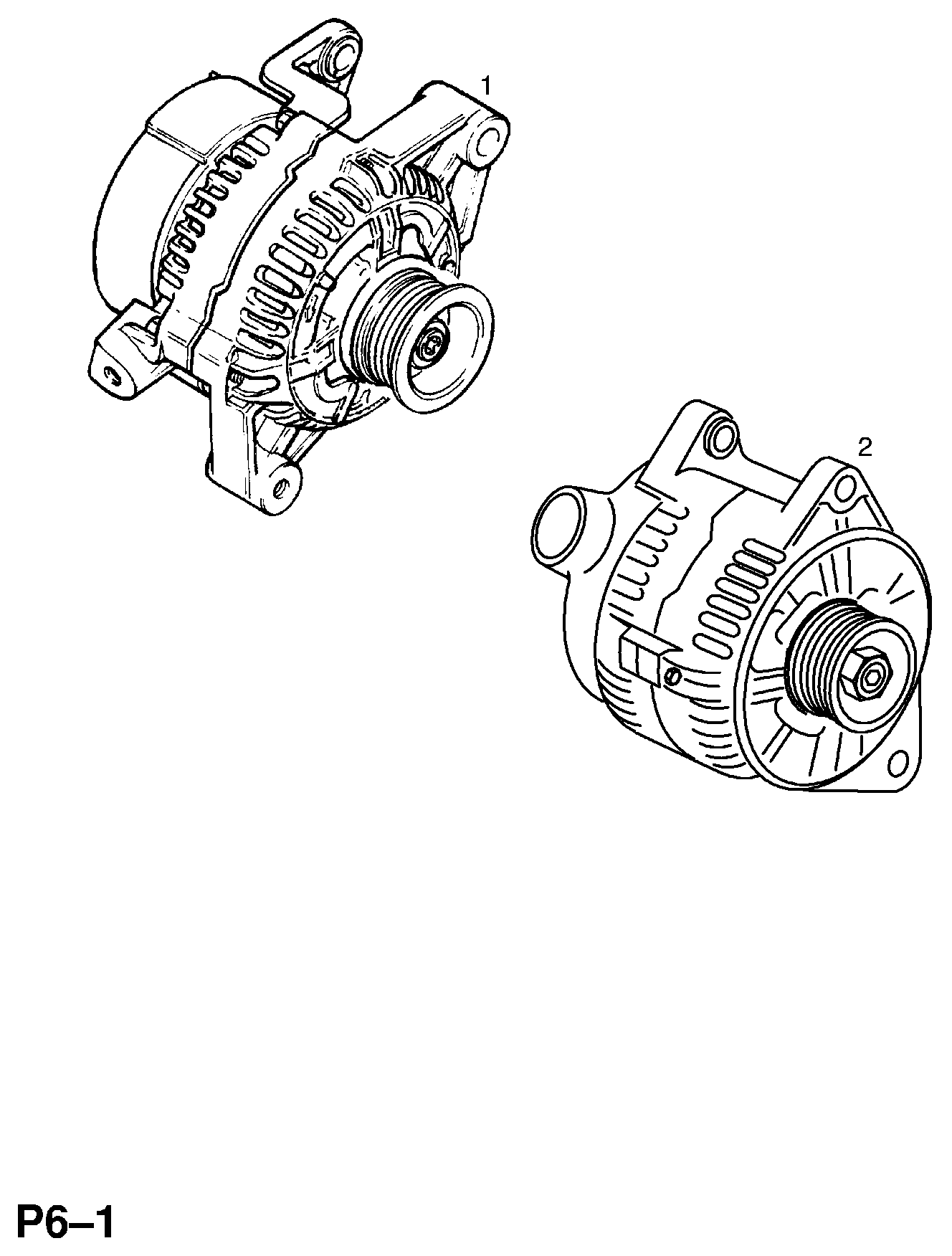 Opel 6204164 - Ģenerators ps1.lv