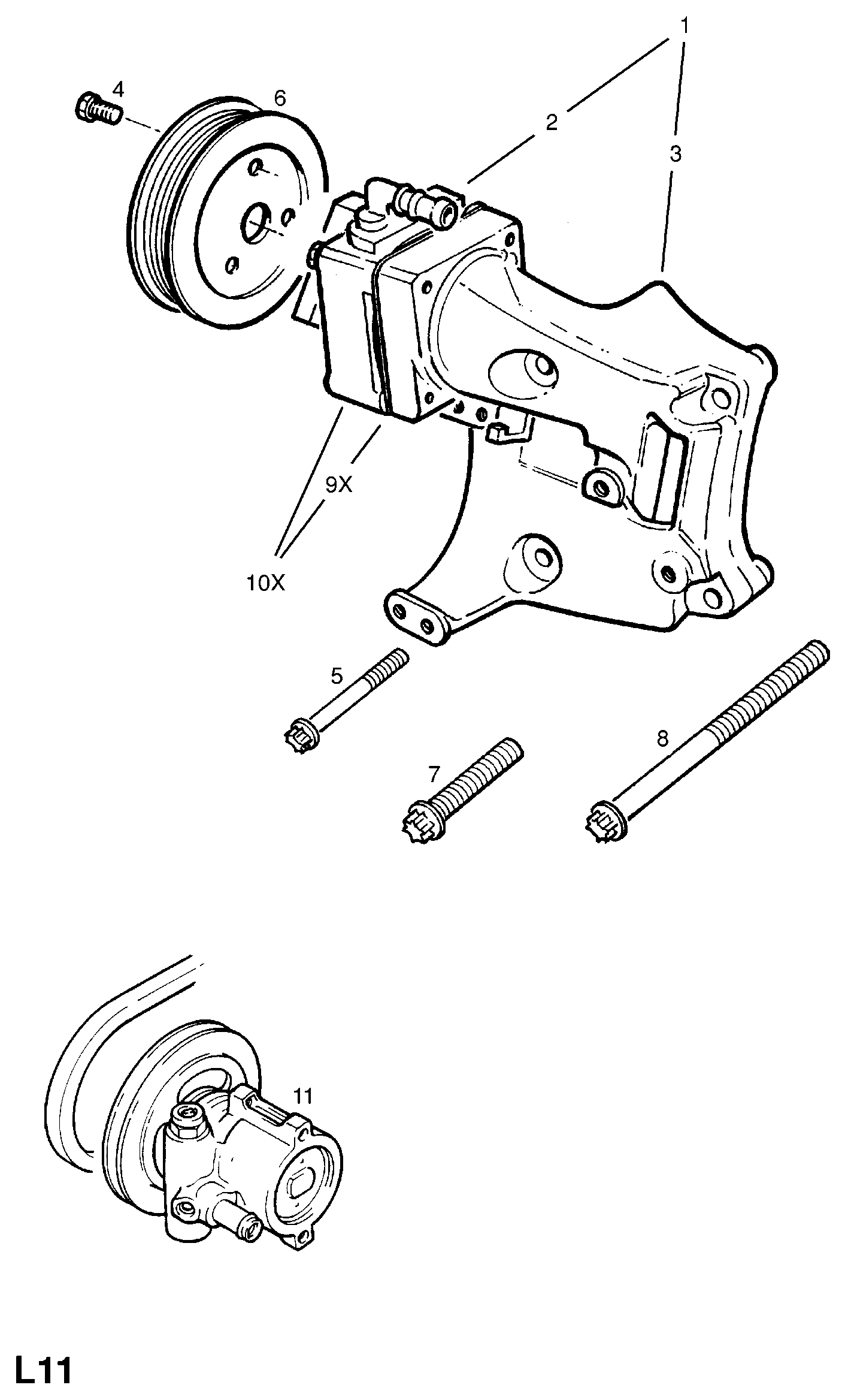 Opel 59 48 031 - Hidrosūknis, Stūres iekārta ps1.lv