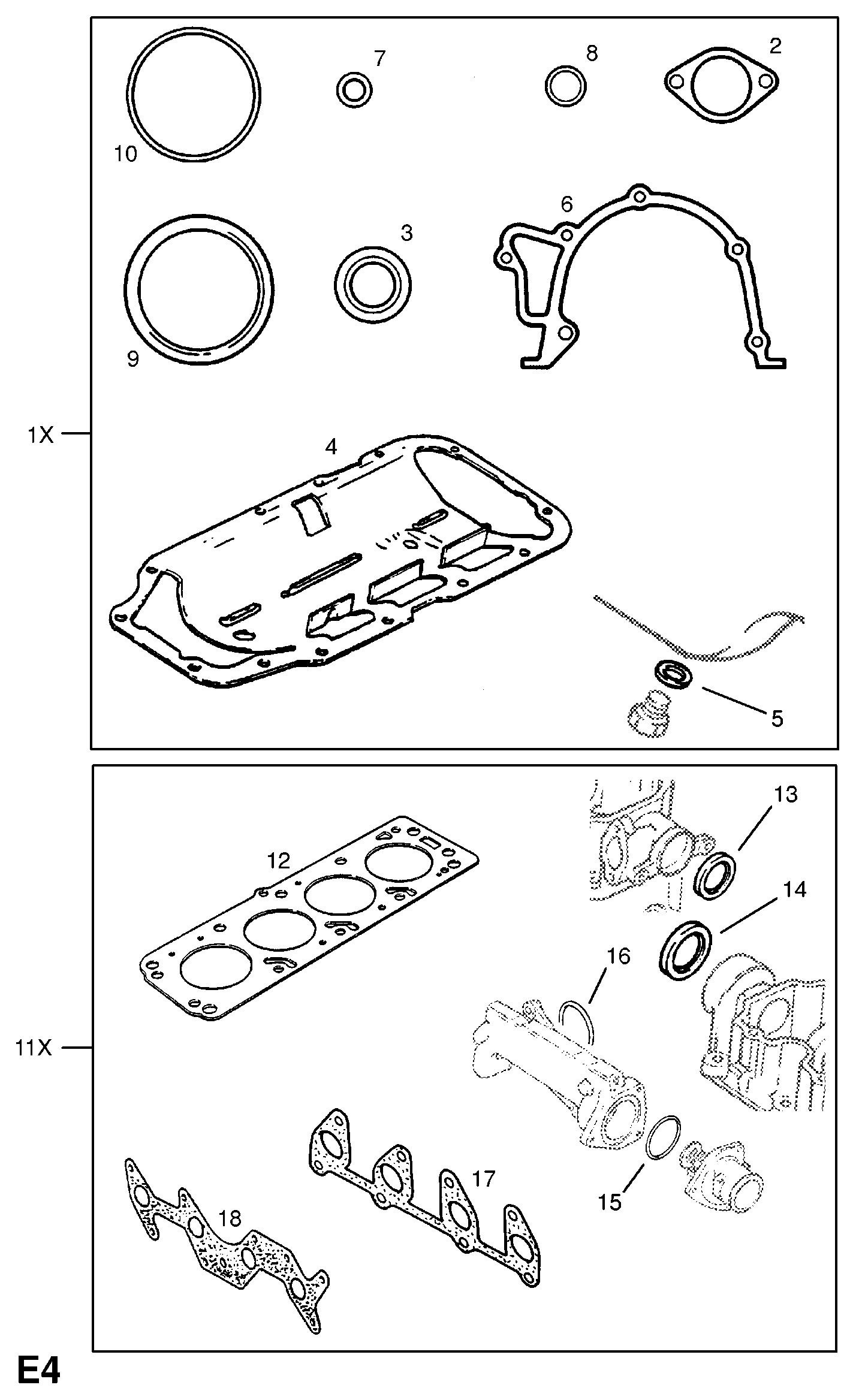 Opel 6 38 194 - Vārpstas blīvgredzens, Sadales vārpsta ps1.lv