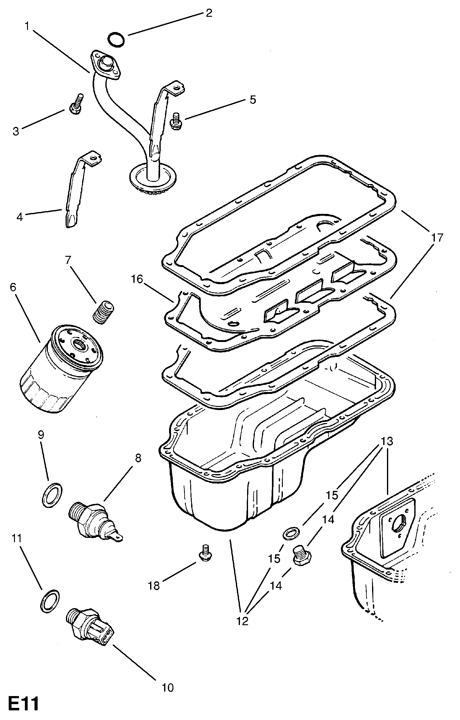 Vauxhall 6 50 401 - Eļļas filtrs ps1.lv