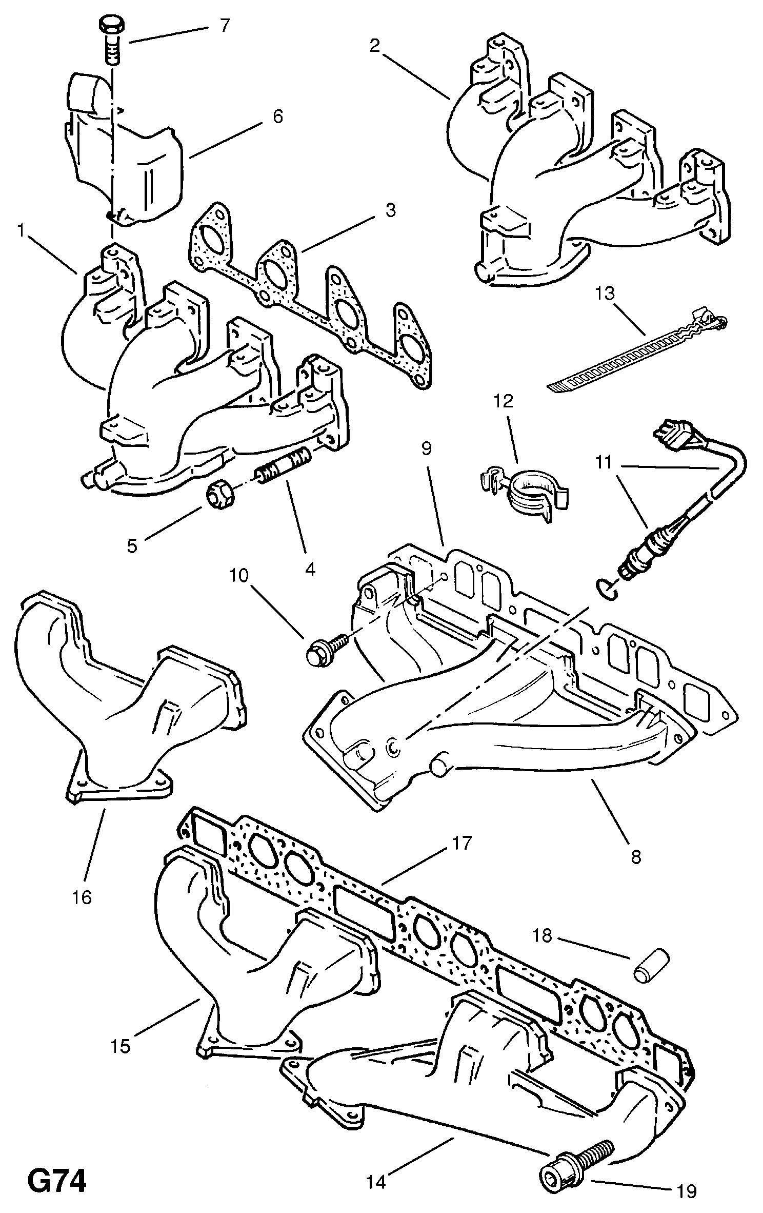 Opel 8 55 304 - Lambda zonde ps1.lv