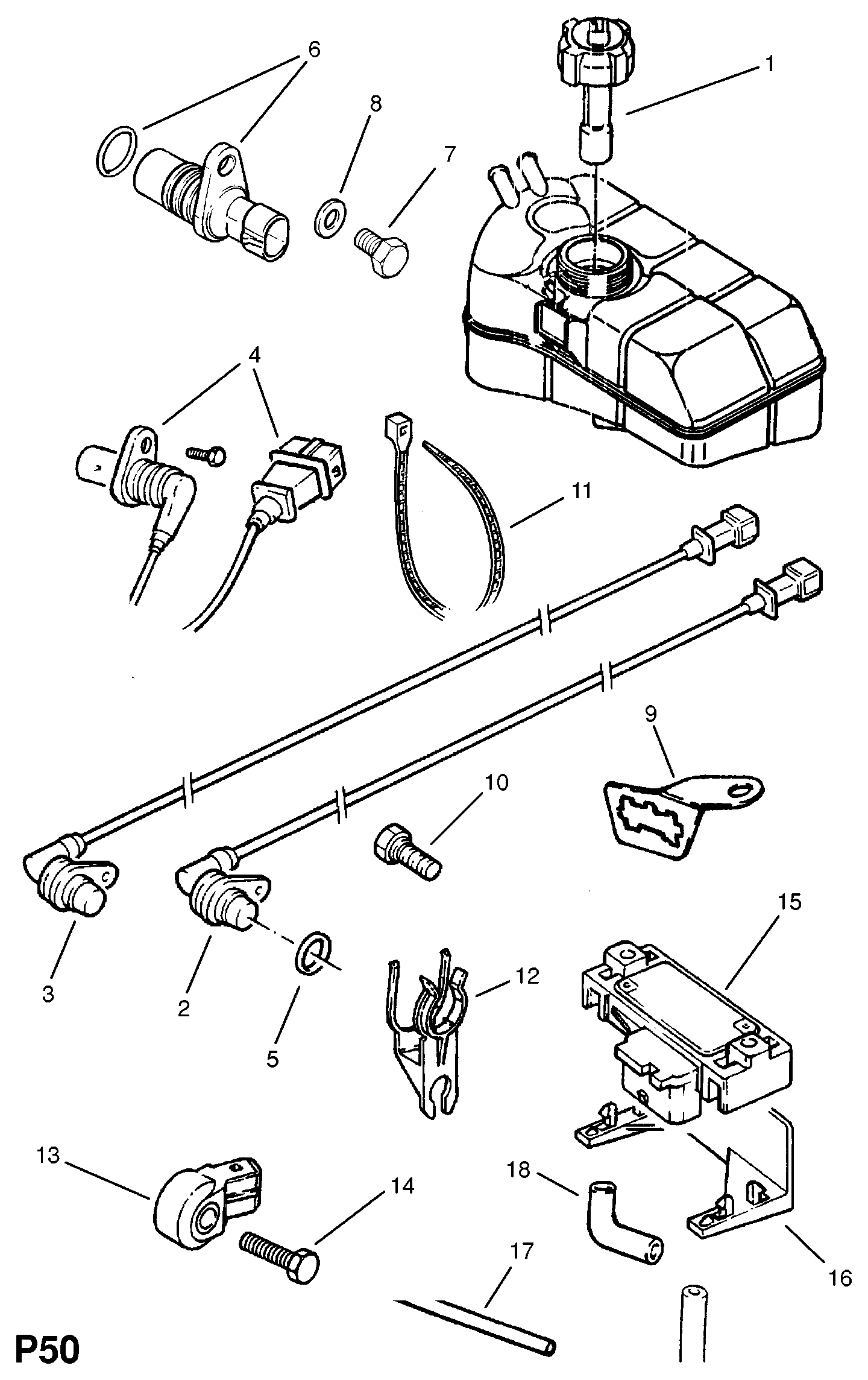 General Motors 1238358 - Impulsu devējs, Kloķvārpsta ps1.lv