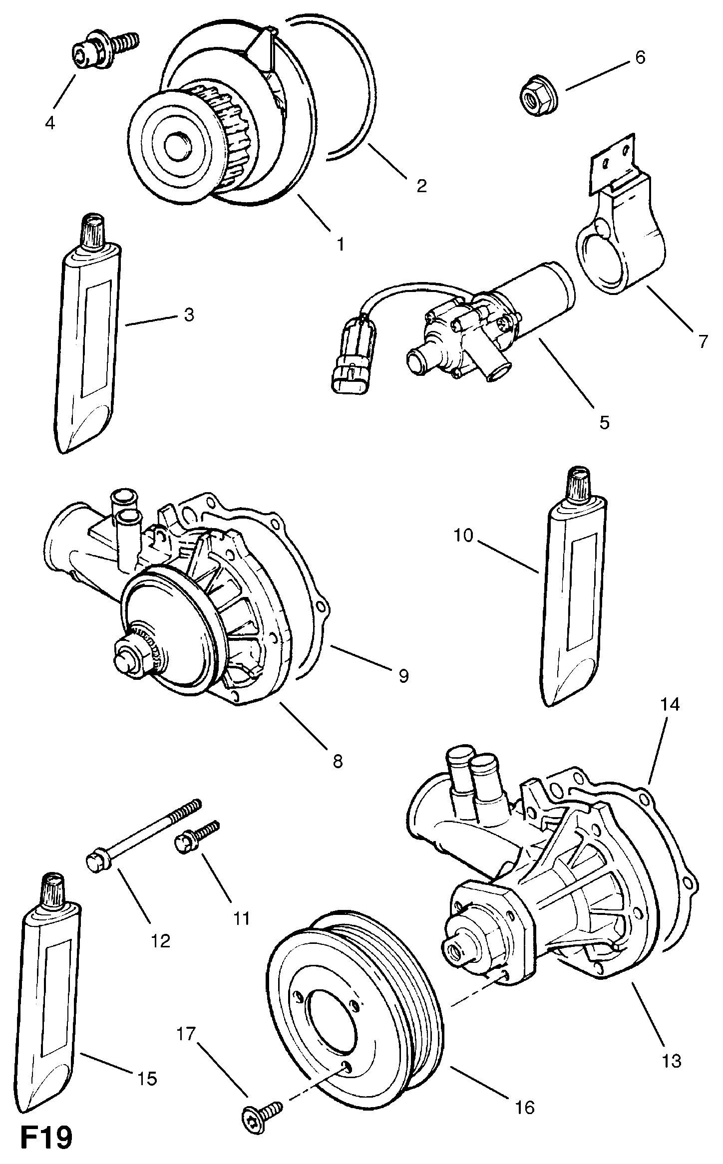 DAEWOO 1334008 - Ūdenssūknis ps1.lv