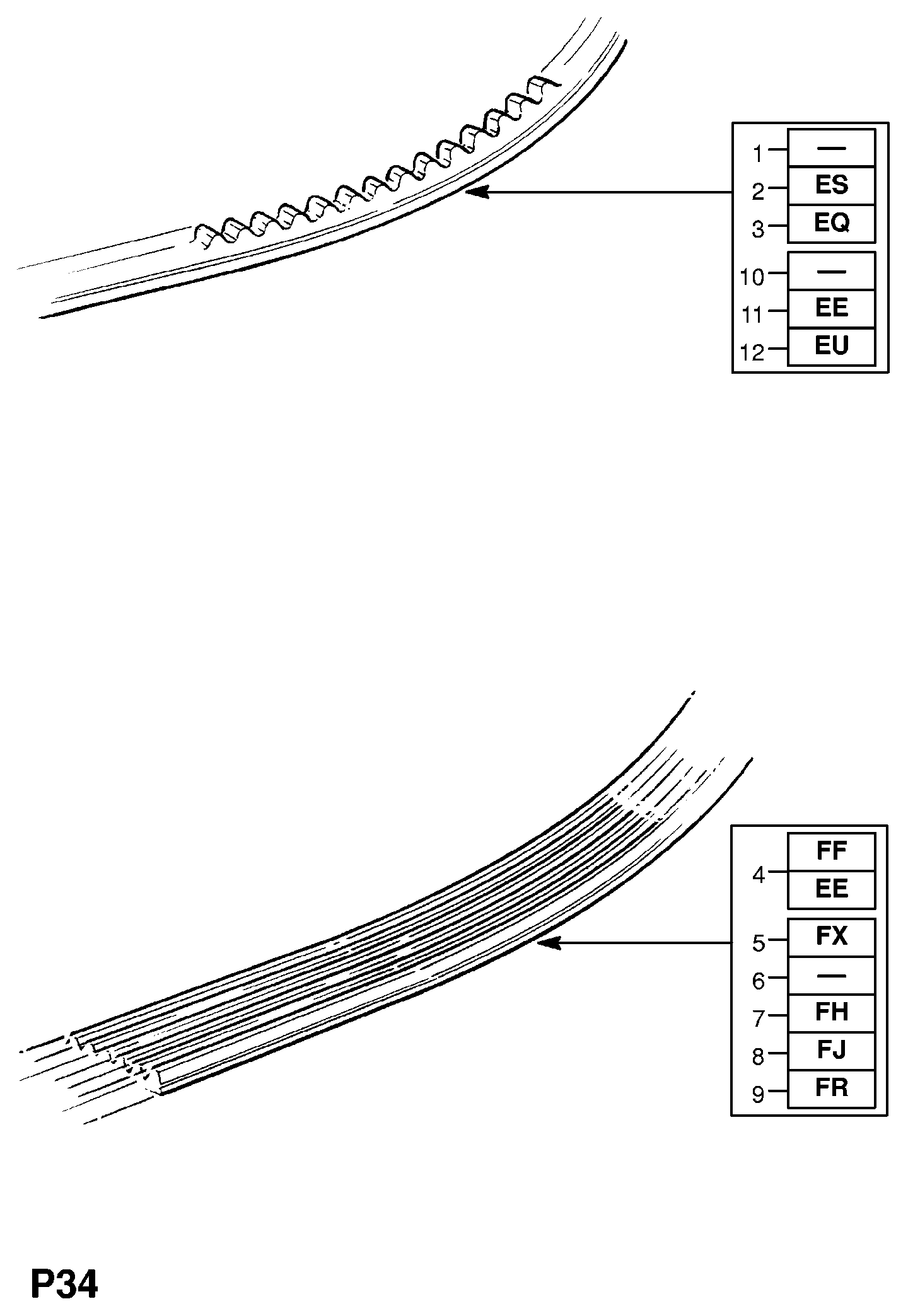 General Motors 1340737 - Ķīļsiksna ps1.lv