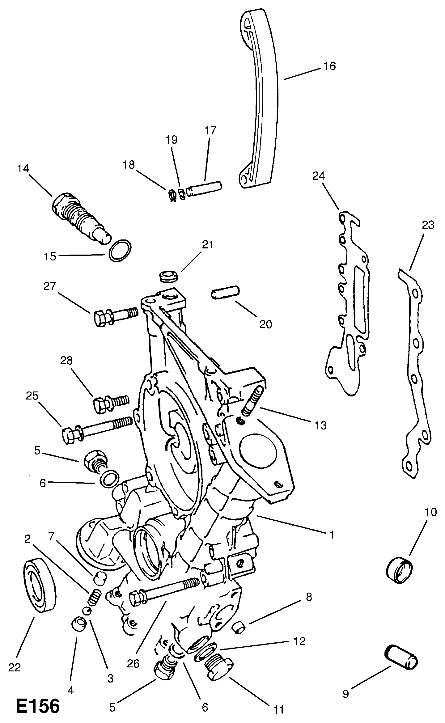 Opel 6 38 193 - Vārpstas blīvgredzens, Kloķvārpsta ps1.lv