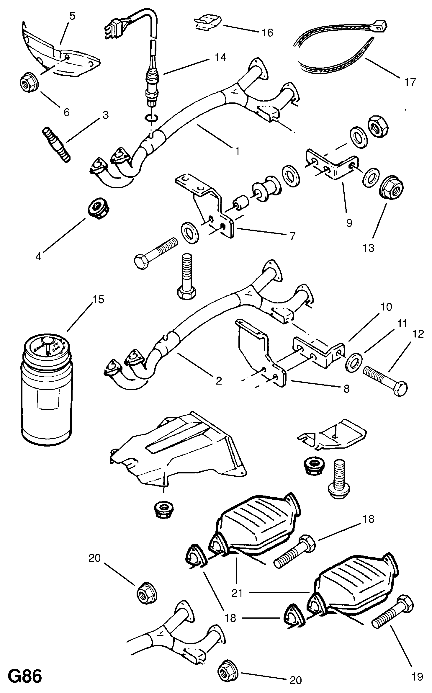 Opel 8 54 908 - Uzgrieznis ps1.lv