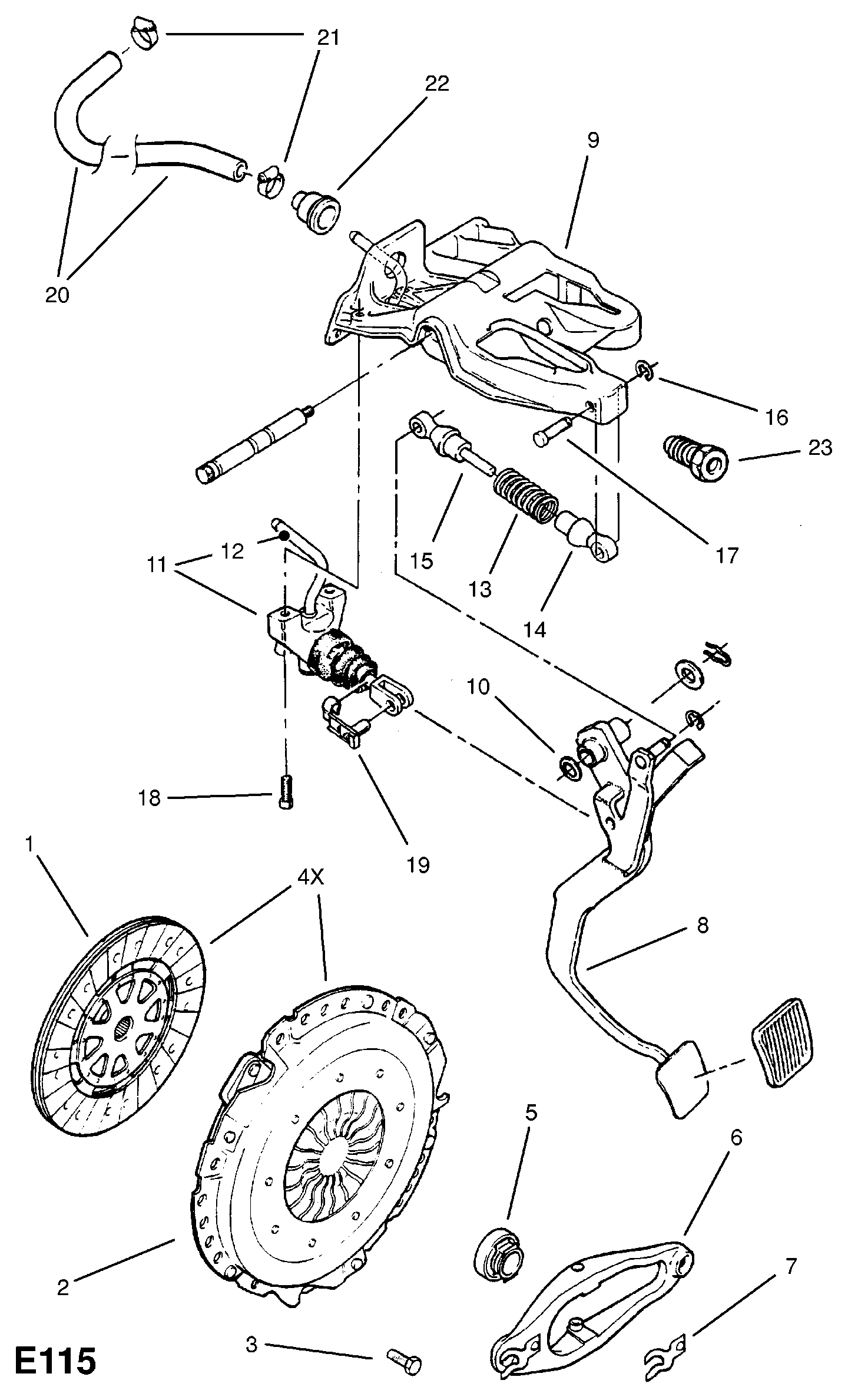 Opel 6 66 118 - Sajūga piespiedējdisks ps1.lv