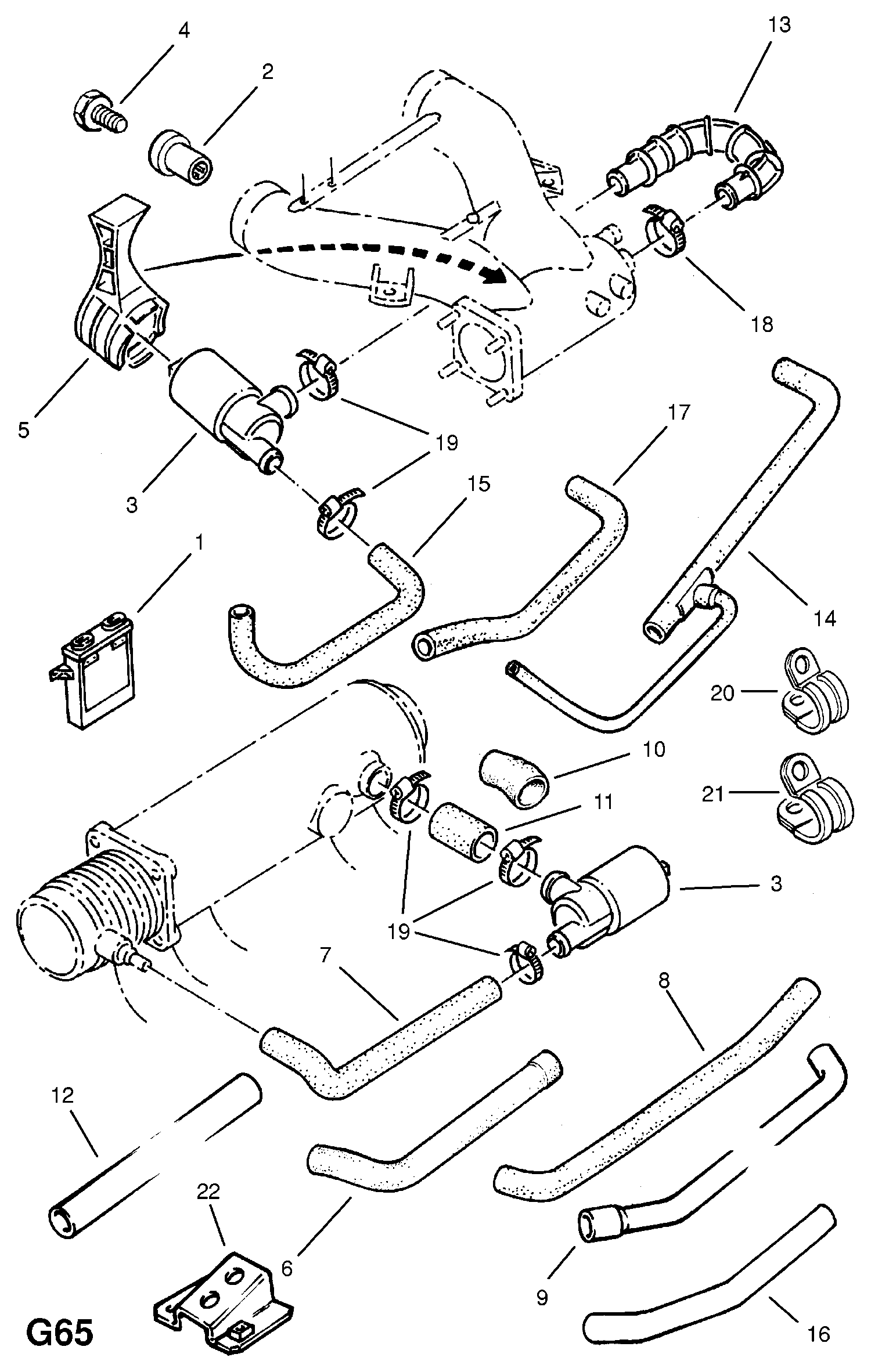 Opel 837101 - Ieplūstošā gaisa regulēšanas vārsts, Gaisa pievads ps1.lv