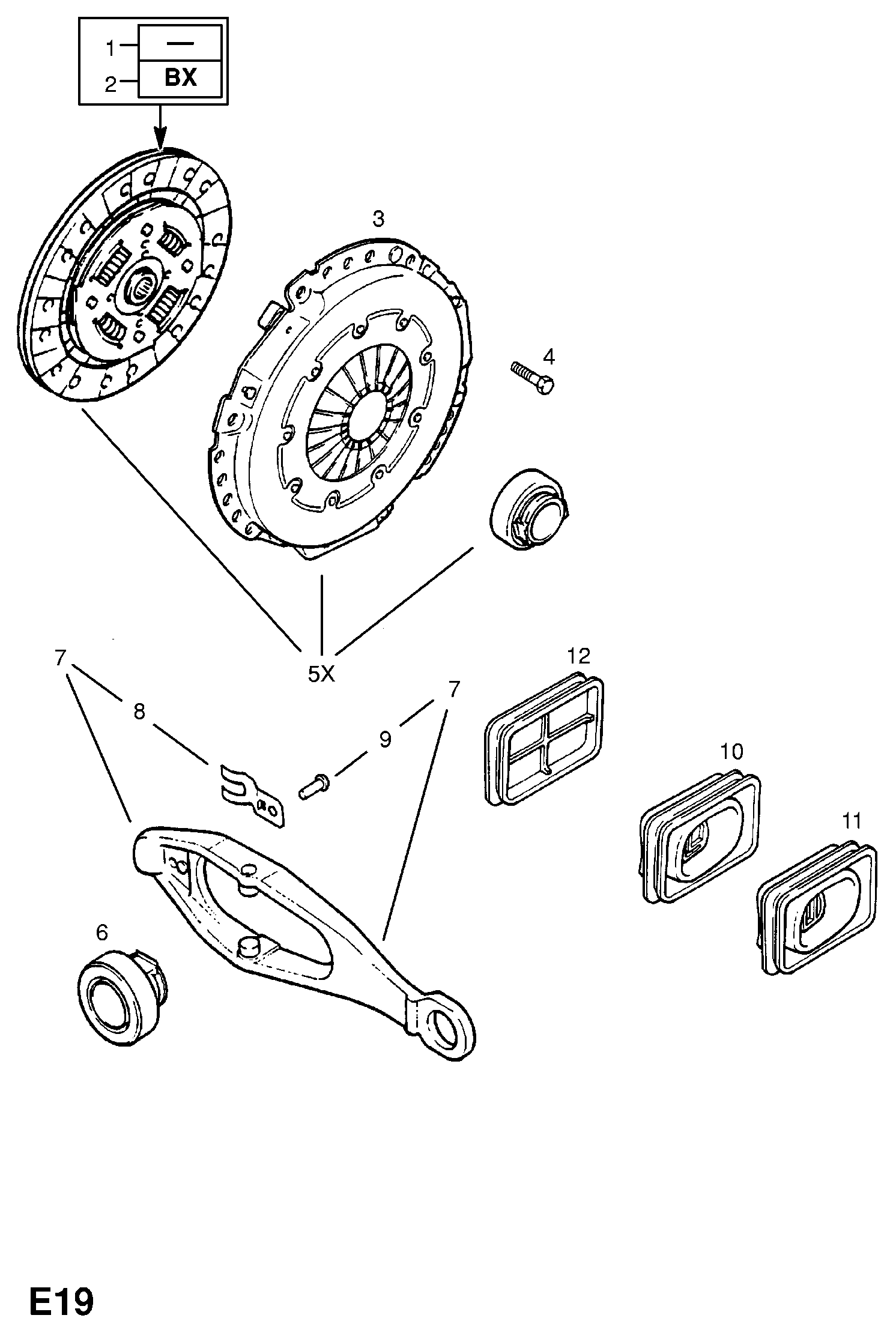 Vauxhall 6 68 653 - Izspiedējgultnis ps1.lv