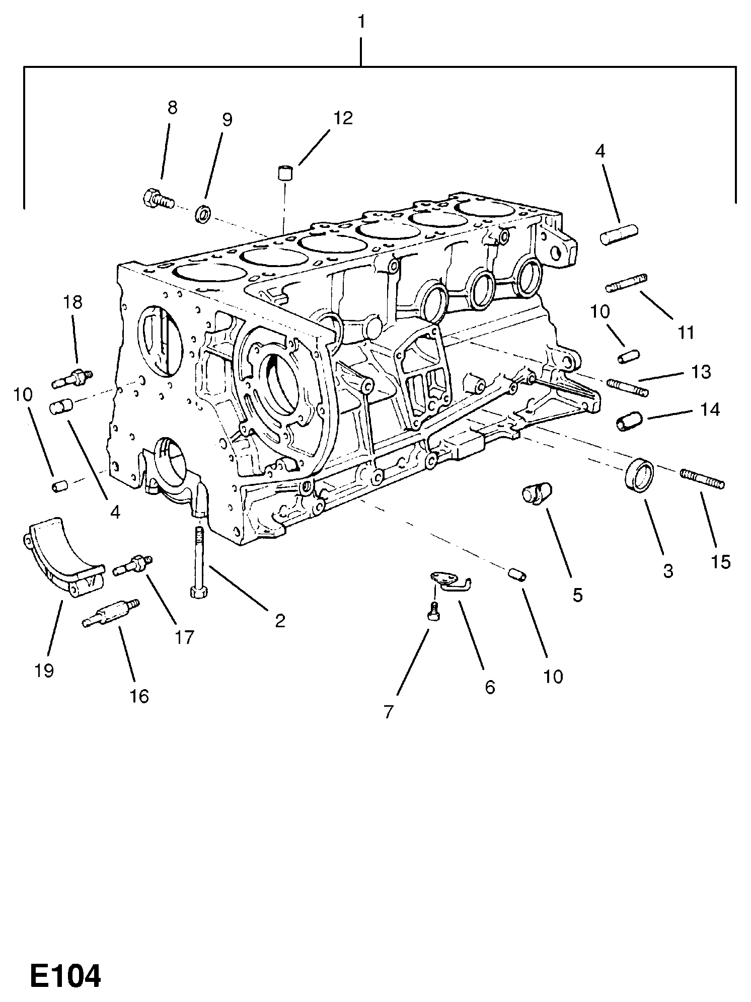 Opel 606730 - Sajūga komplekts ps1.lv