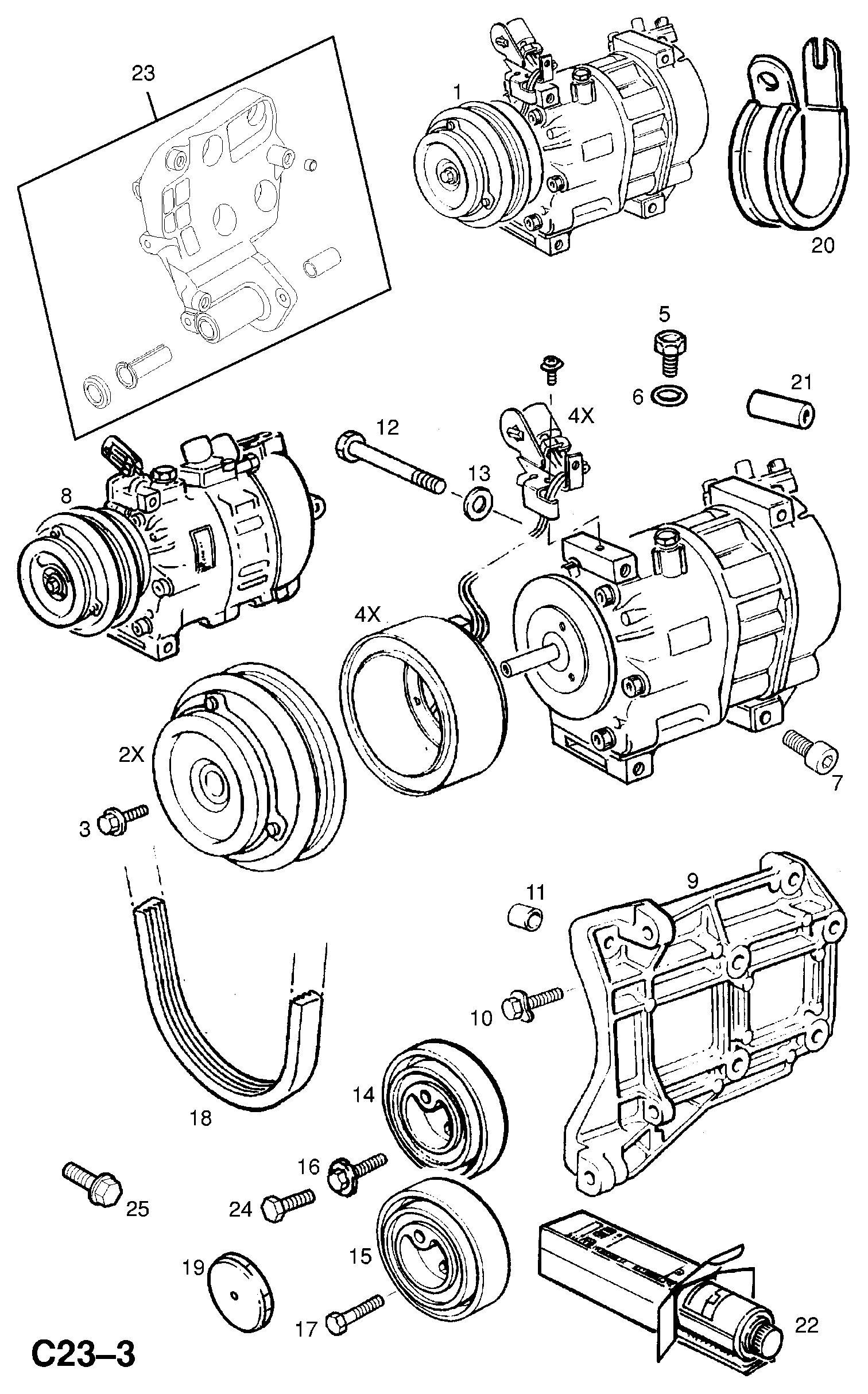 Vauxhall 1854722 - Ķīļrievu siksna ps1.lv