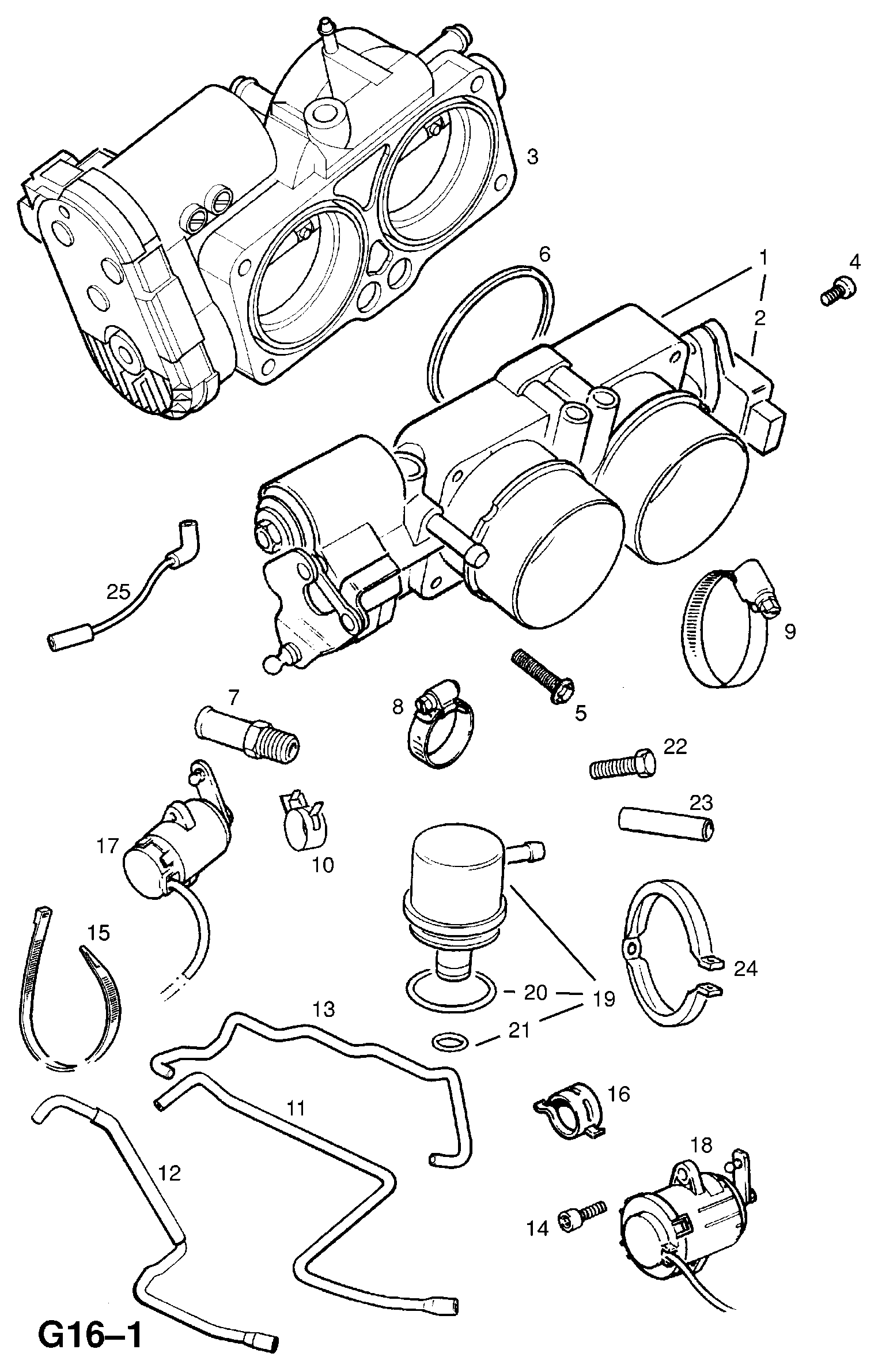 General Motors 5826473 - Devējs, Droseļvārsta stāvoklis ps1.lv