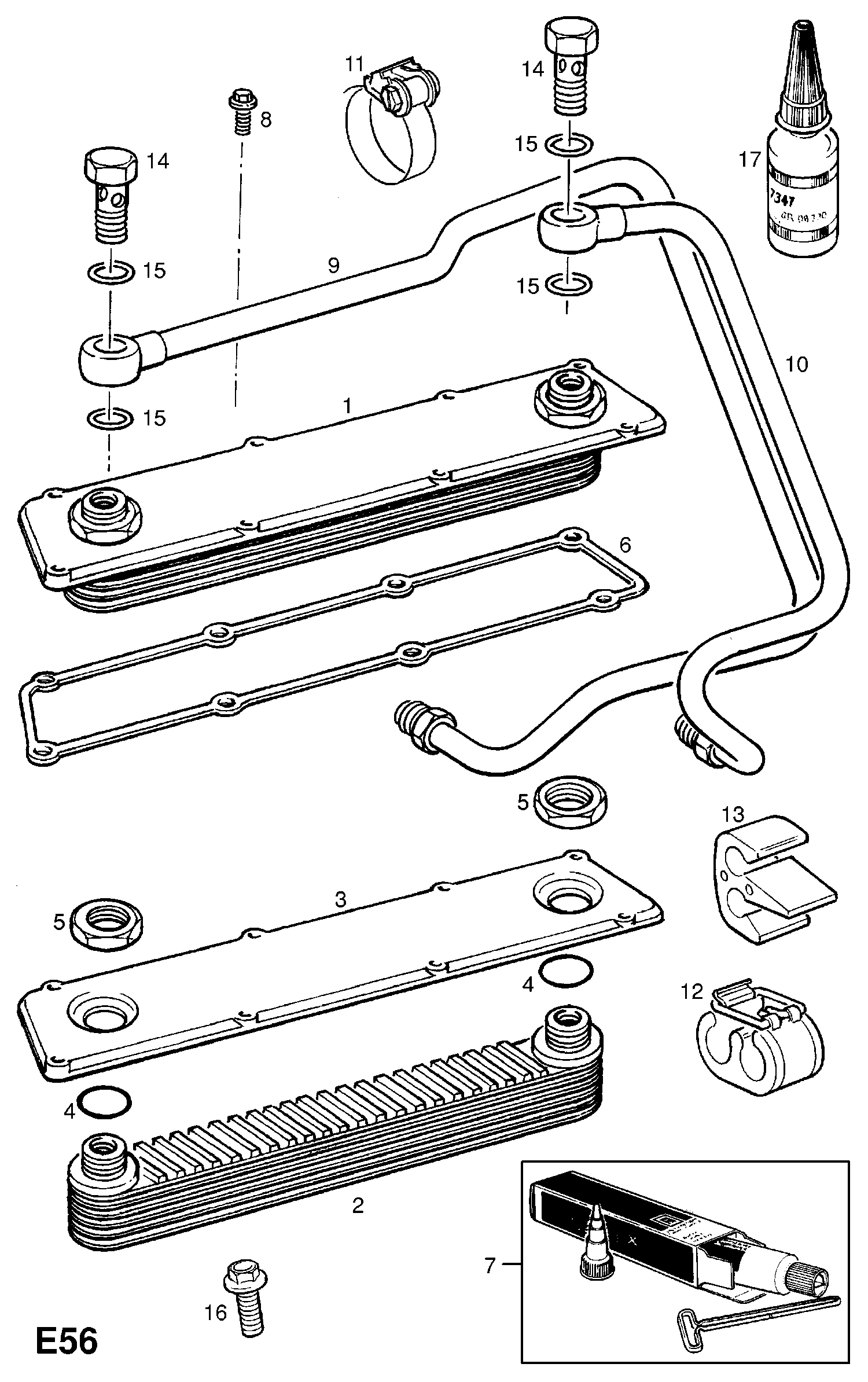 Opel 650798 - Eļļas radiators, Motoreļļa ps1.lv