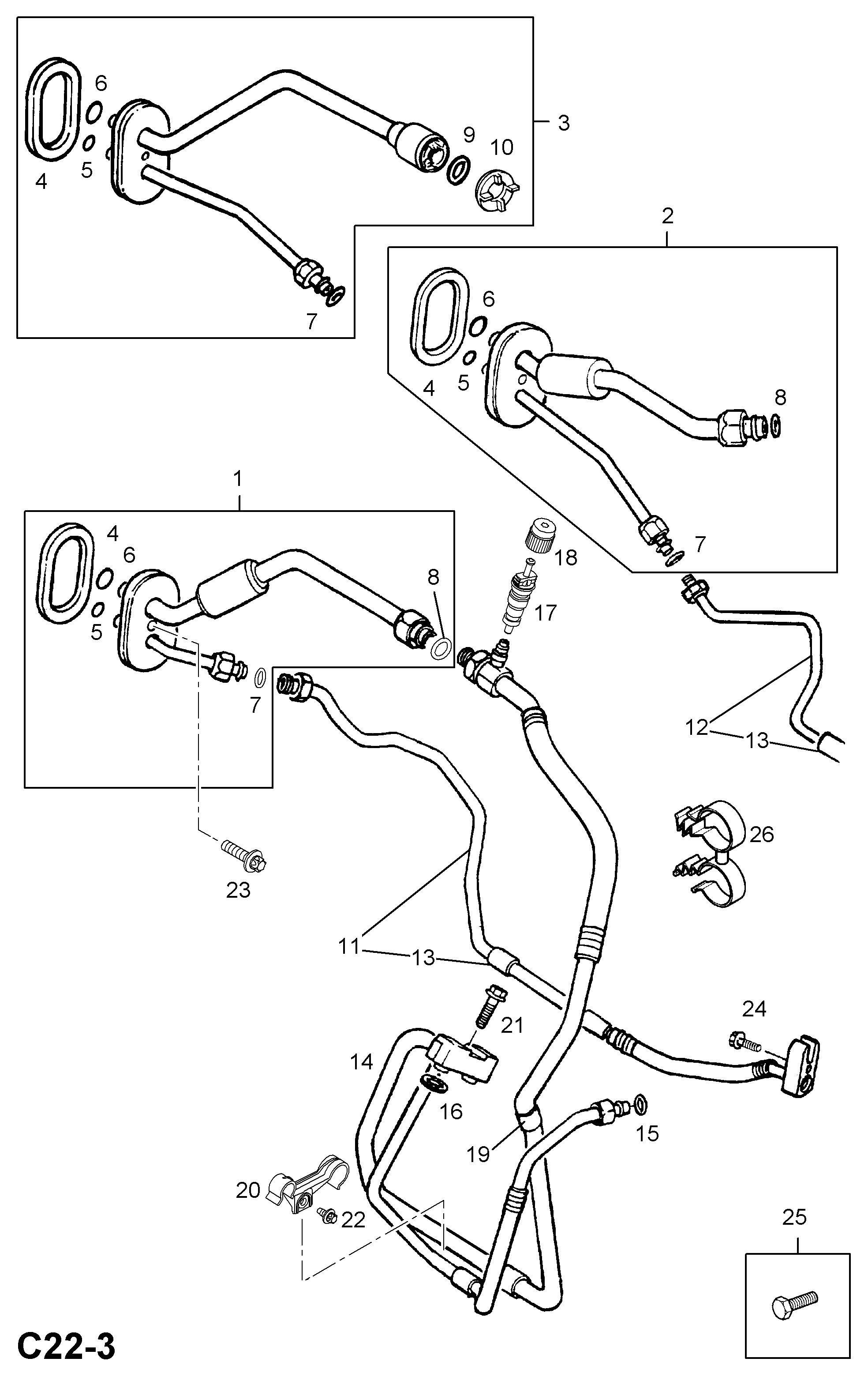 Opel 1 850 714 - Blīvgredzens-Remkomplekts ps1.lv