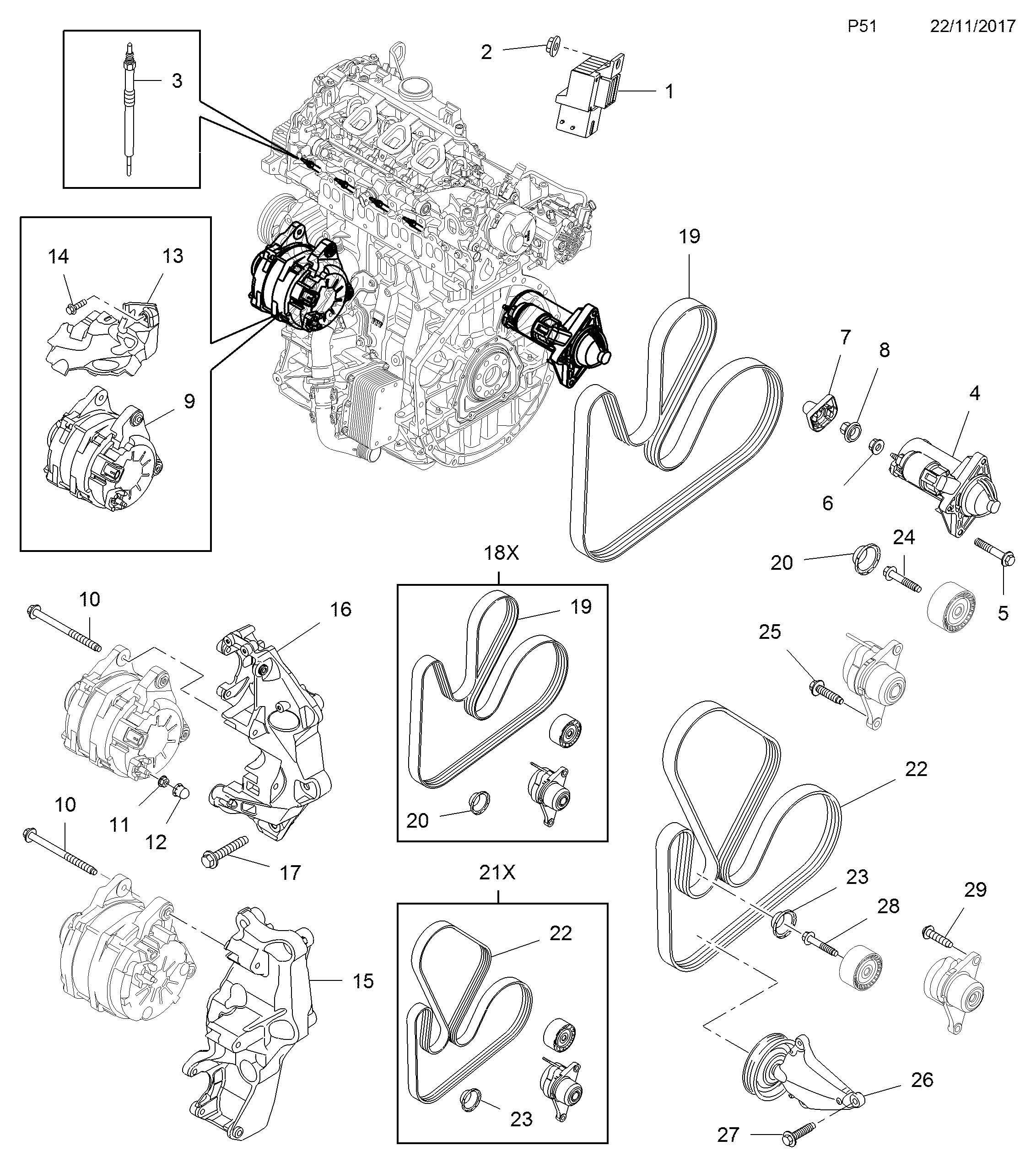 Opel 1202395 - Starteris ps1.lv