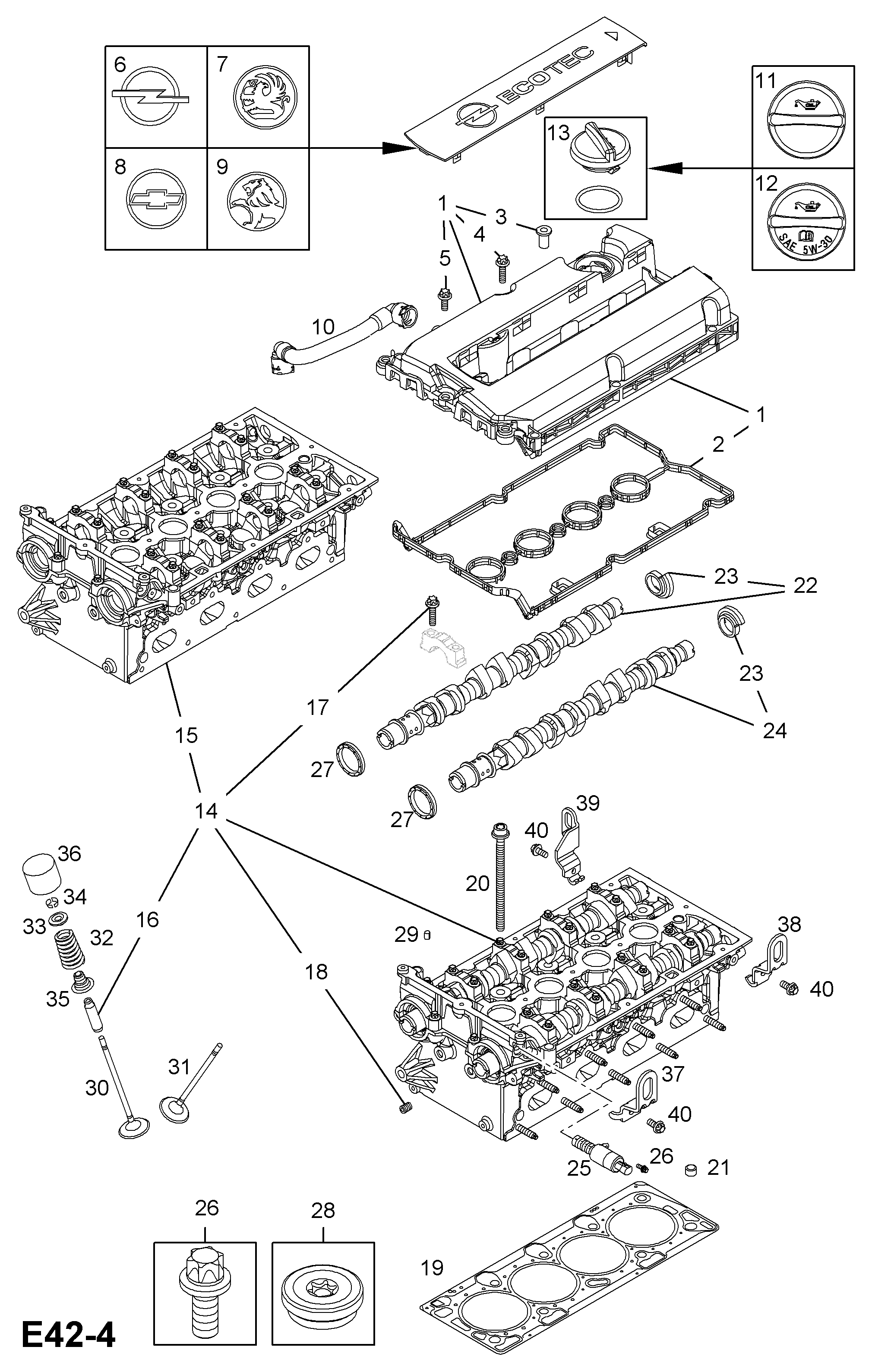 General Motors 6235597 - Vadības vārsts, Sadales vārpstas iestatīšana ps1.lv