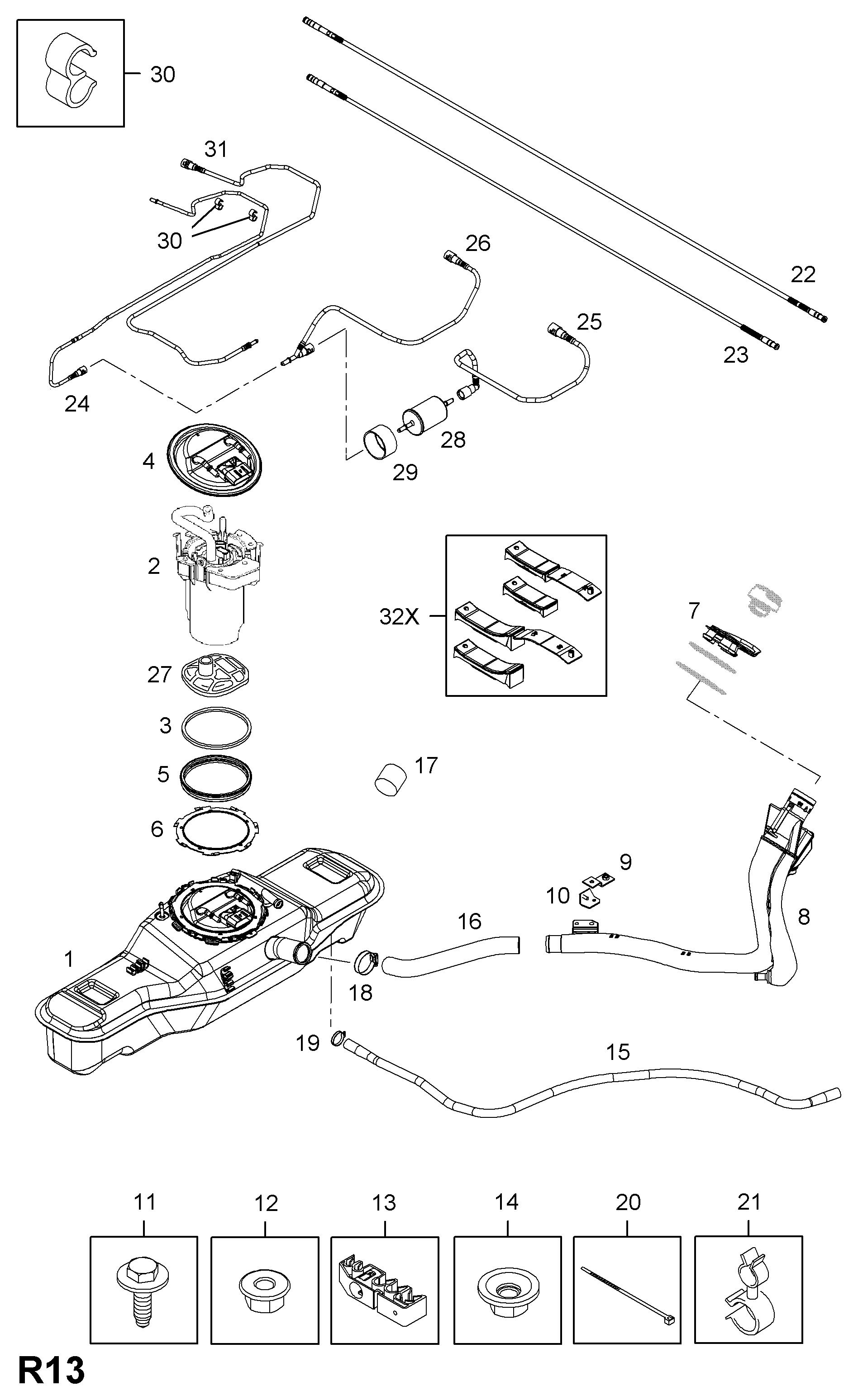 Opel 8 16 007 - Degvielas sūknis ps1.lv