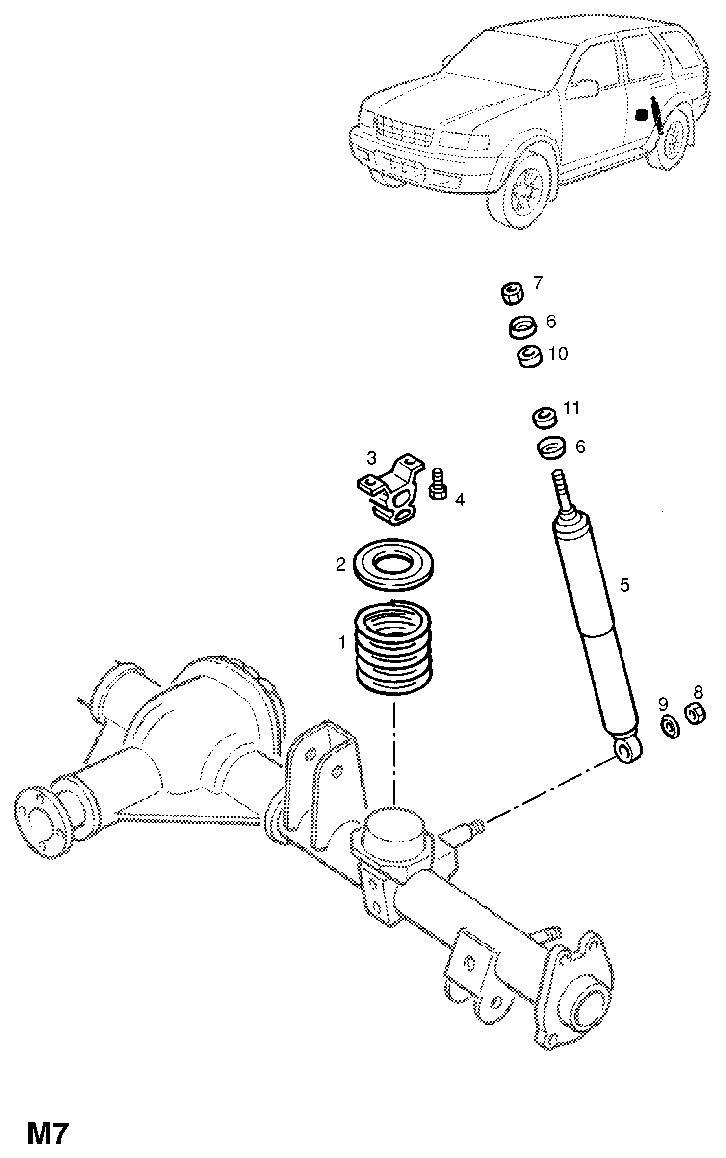 Opel 436 291 - Amortizators ps1.lv