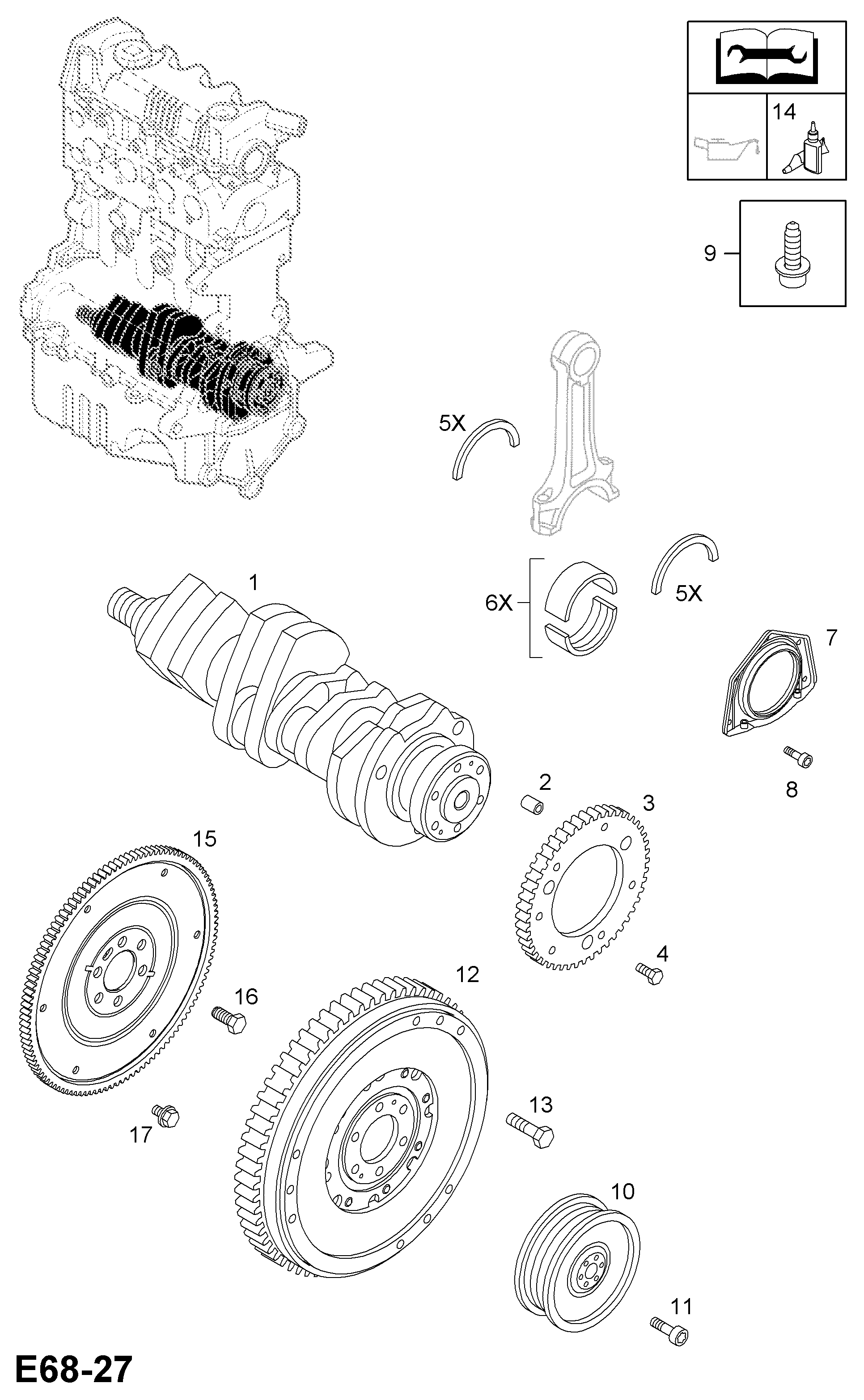 Vauxhall 56 16 009 - Spararats ps1.lv