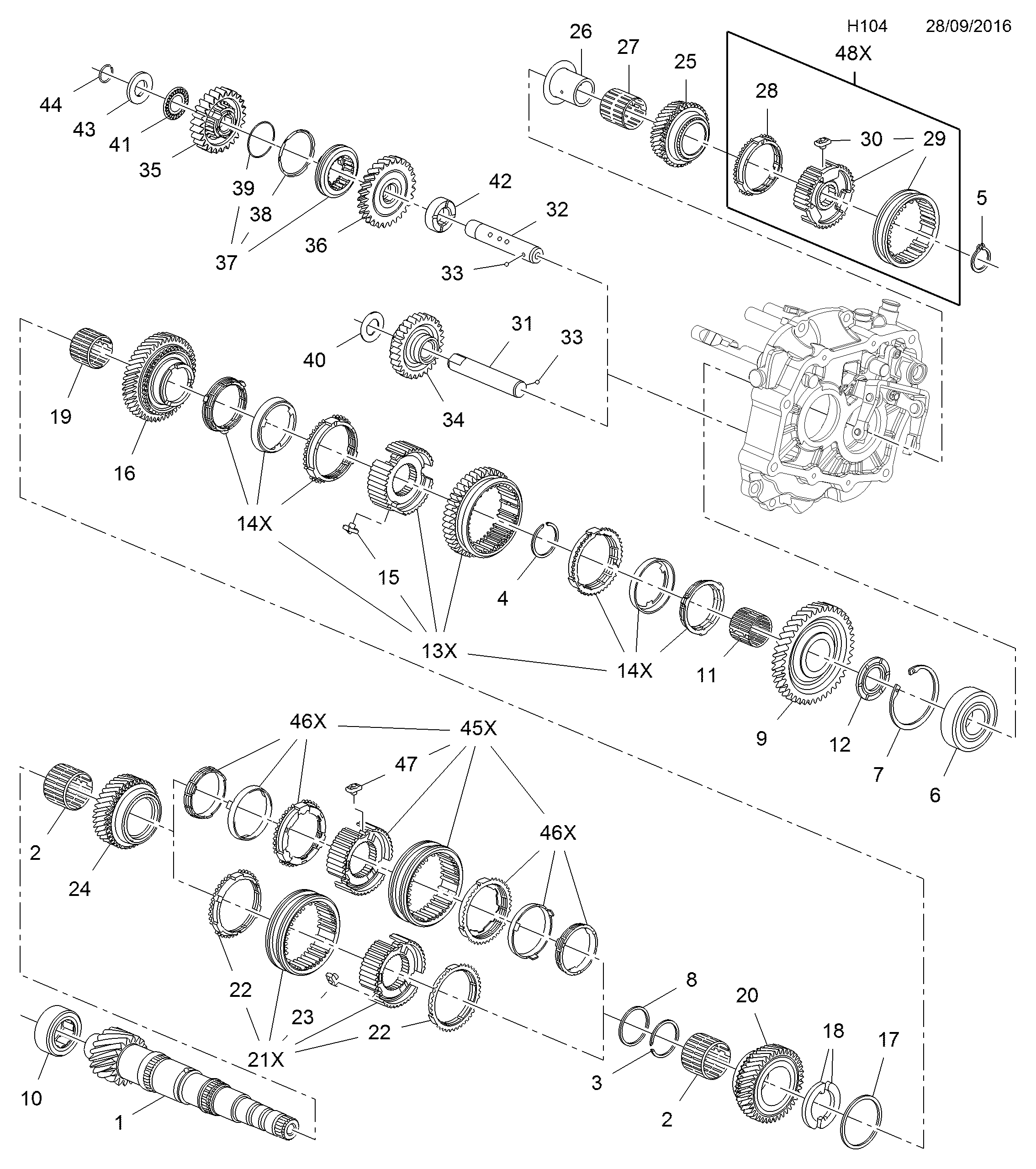 4SEASONS 704002 - GEAR AND BUSH, ASSY., REVERSE (NLS.- USE 94718849  7 04 170) ps1.lv