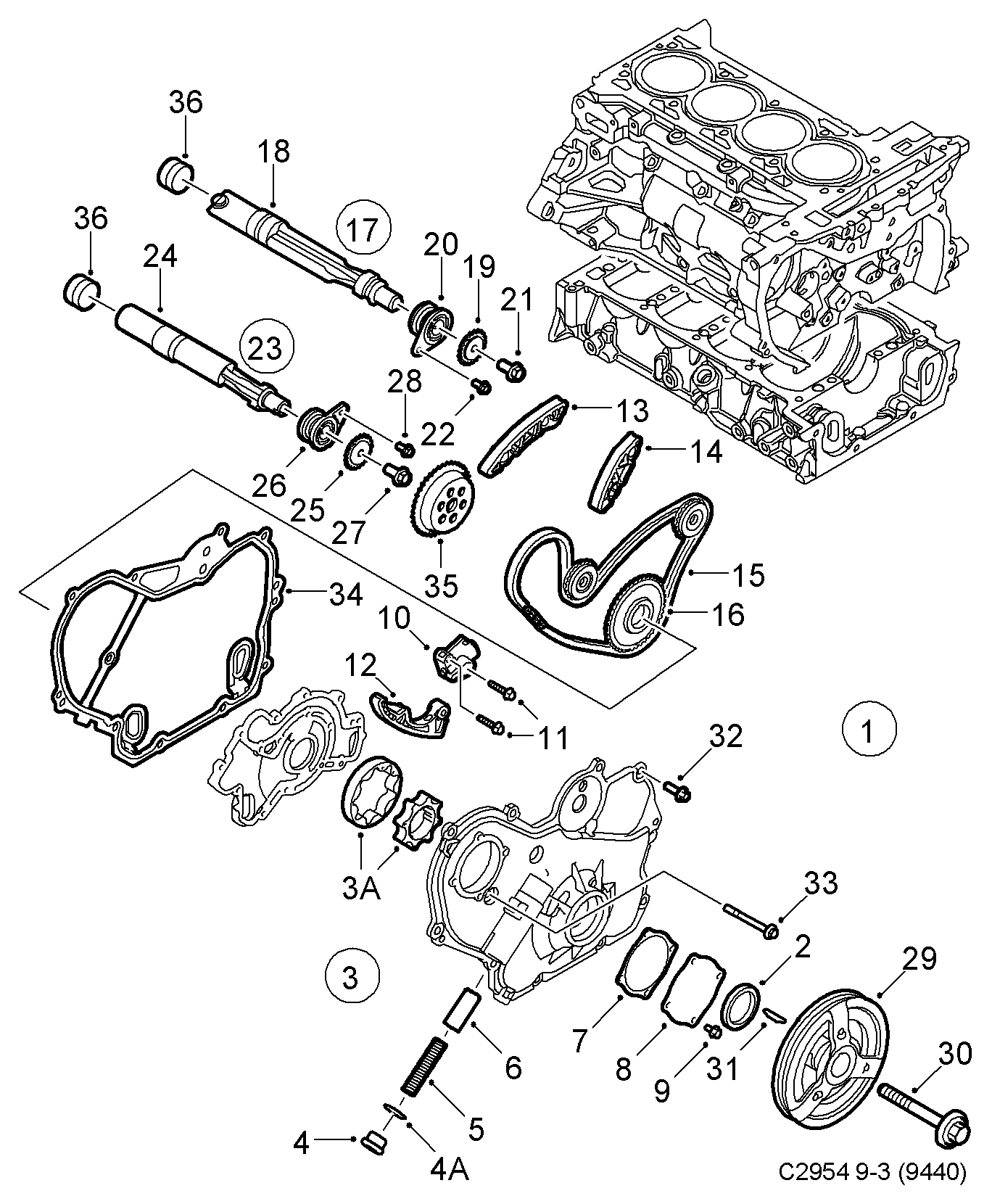 Chevrolet 55354439 - Sadales vārpstas piedziņas ķēdes komplekts ps1.lv