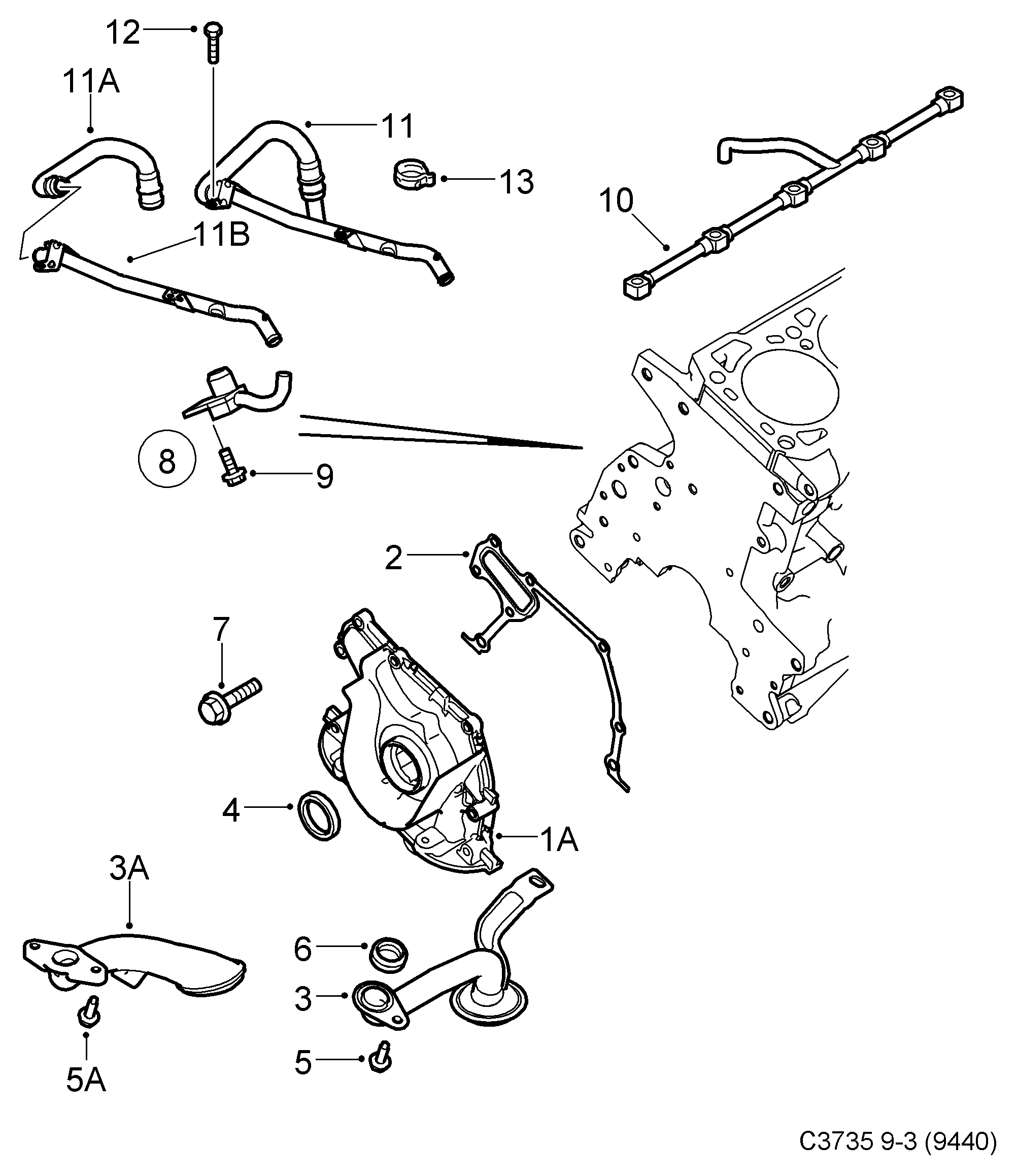 Chevrolet 93179333 - Sadales vārpstas piedziņas ķēdes komplekts ps1.lv