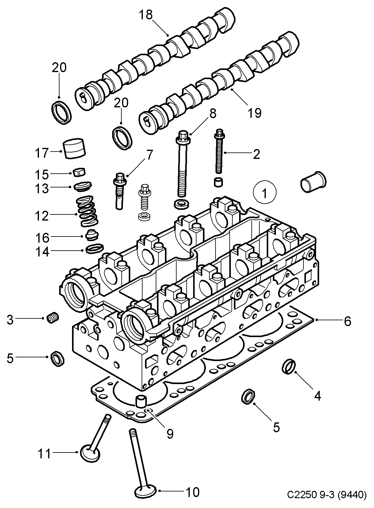 General Motors 9158057 - Blīvgredzens, Vārsta kāts ps1.lv