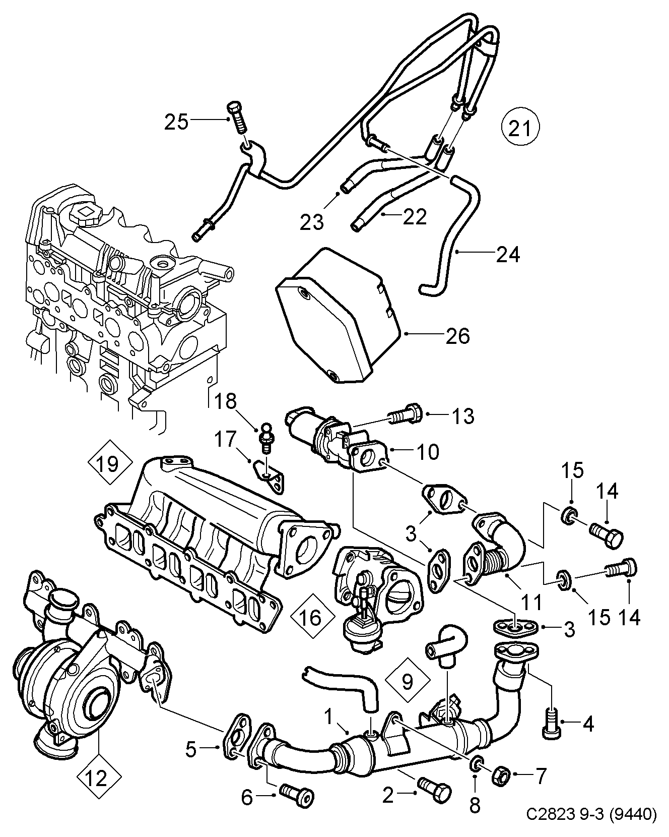 Opel 93189082 - Izpl. gāzu recirkulācijas vārsts ps1.lv