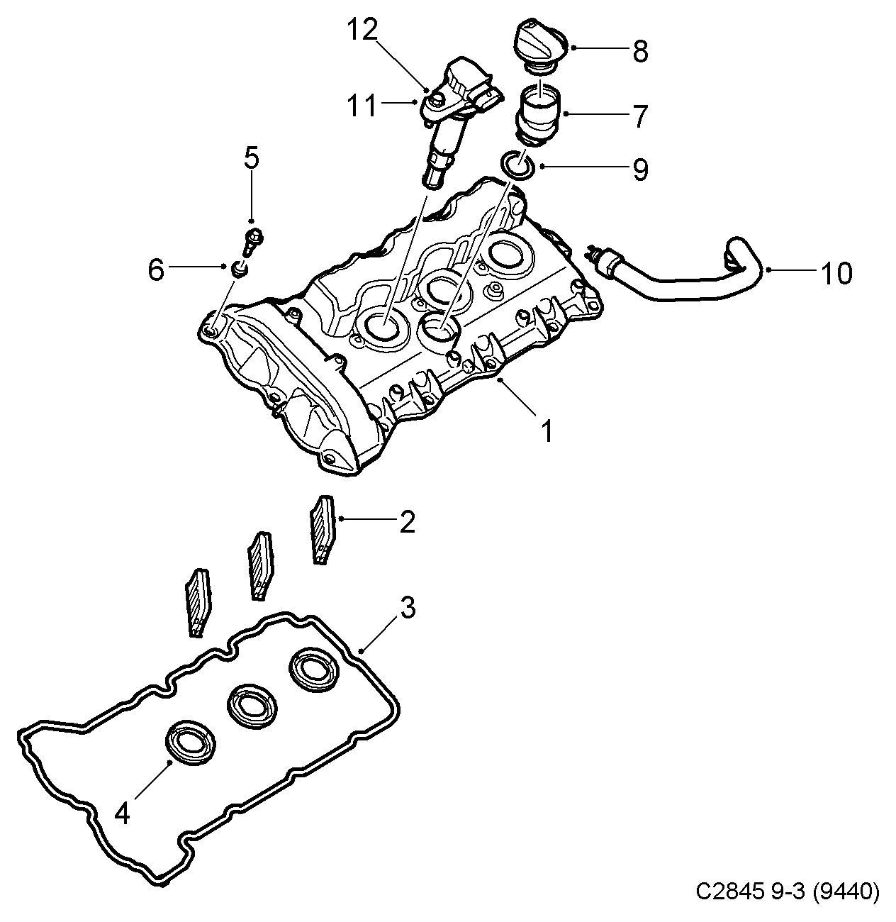 Opel 12583514 - Aizdedzes spole ps1.lv