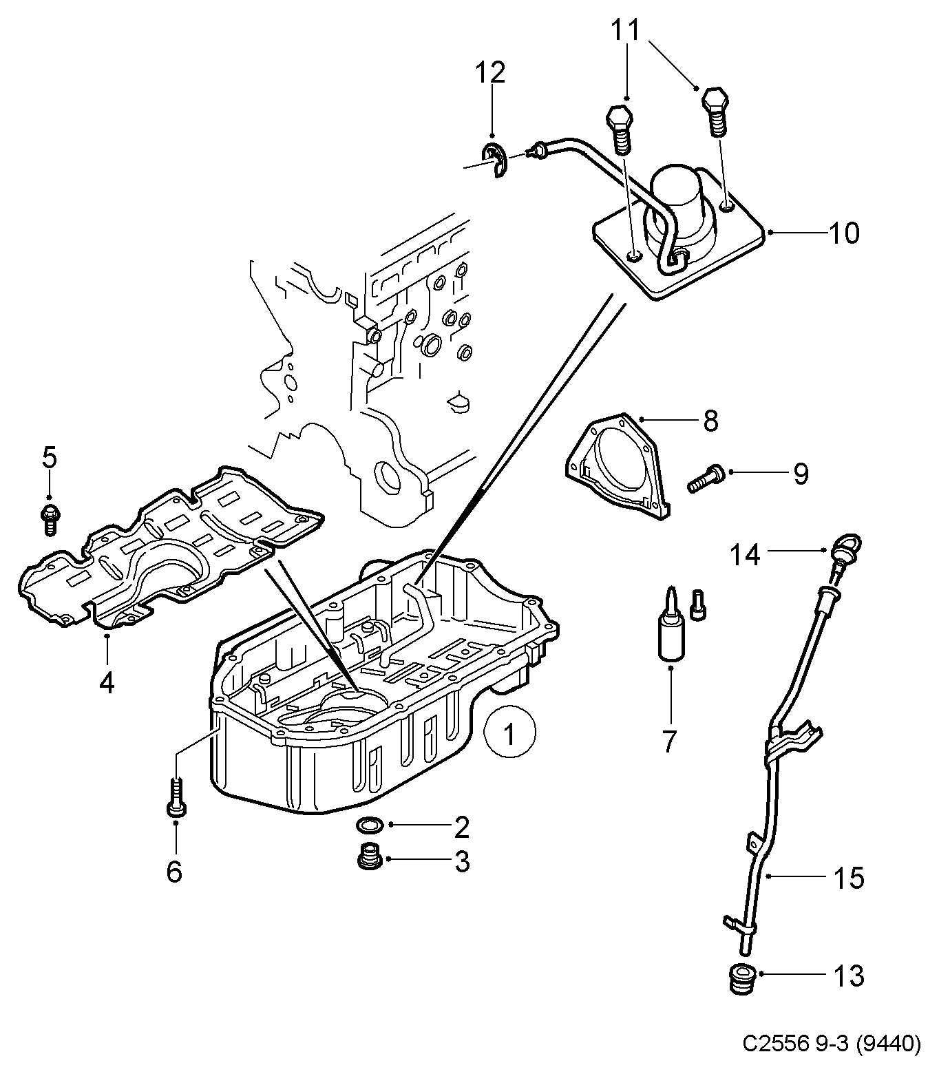 Opel 93 183 670 - Blīvgredzens, Eļļas noliešanas korķis ps1.lv