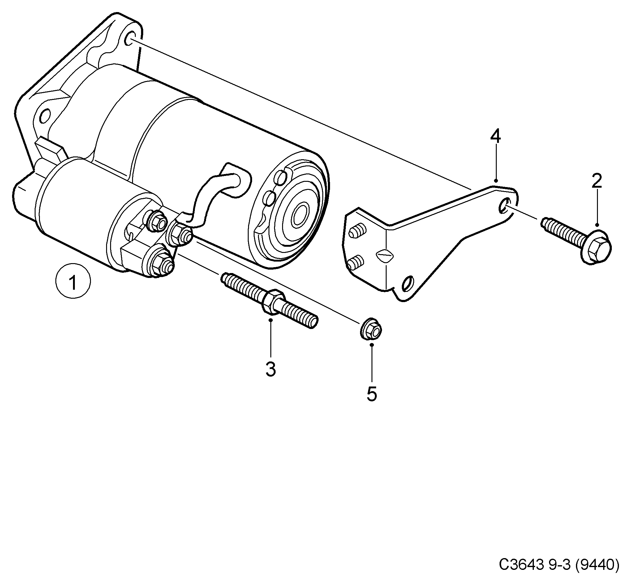 Cadillac 55352882 - Starteris ps1.lv