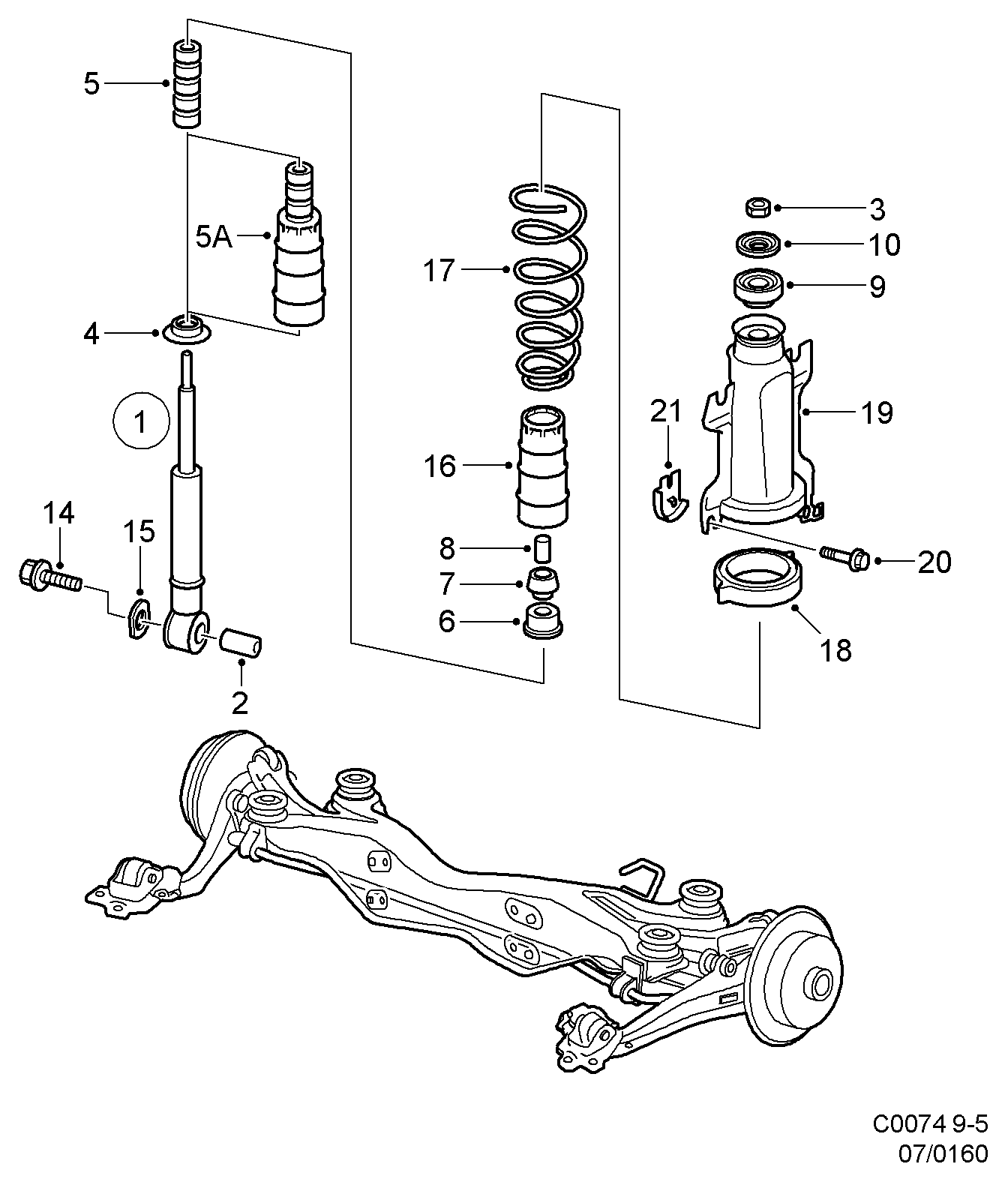 SAAB 12765950 - Amortizators ps1.lv