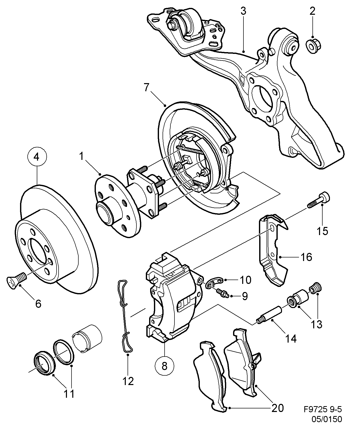 SAAB 12763591 - Bremžu diski ps1.lv