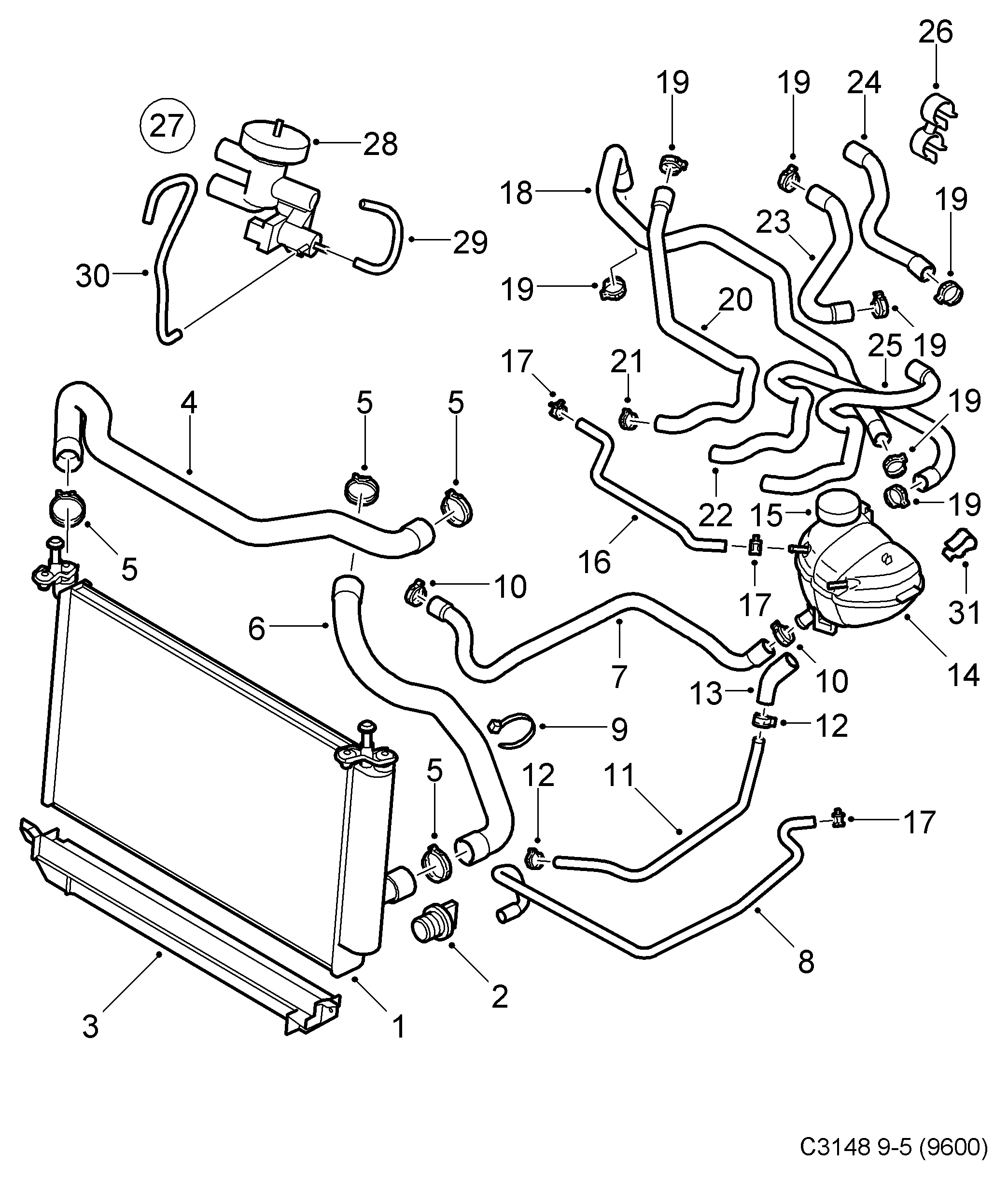 DAEWOO 90467473 - Vāciņš, Radiators ps1.lv