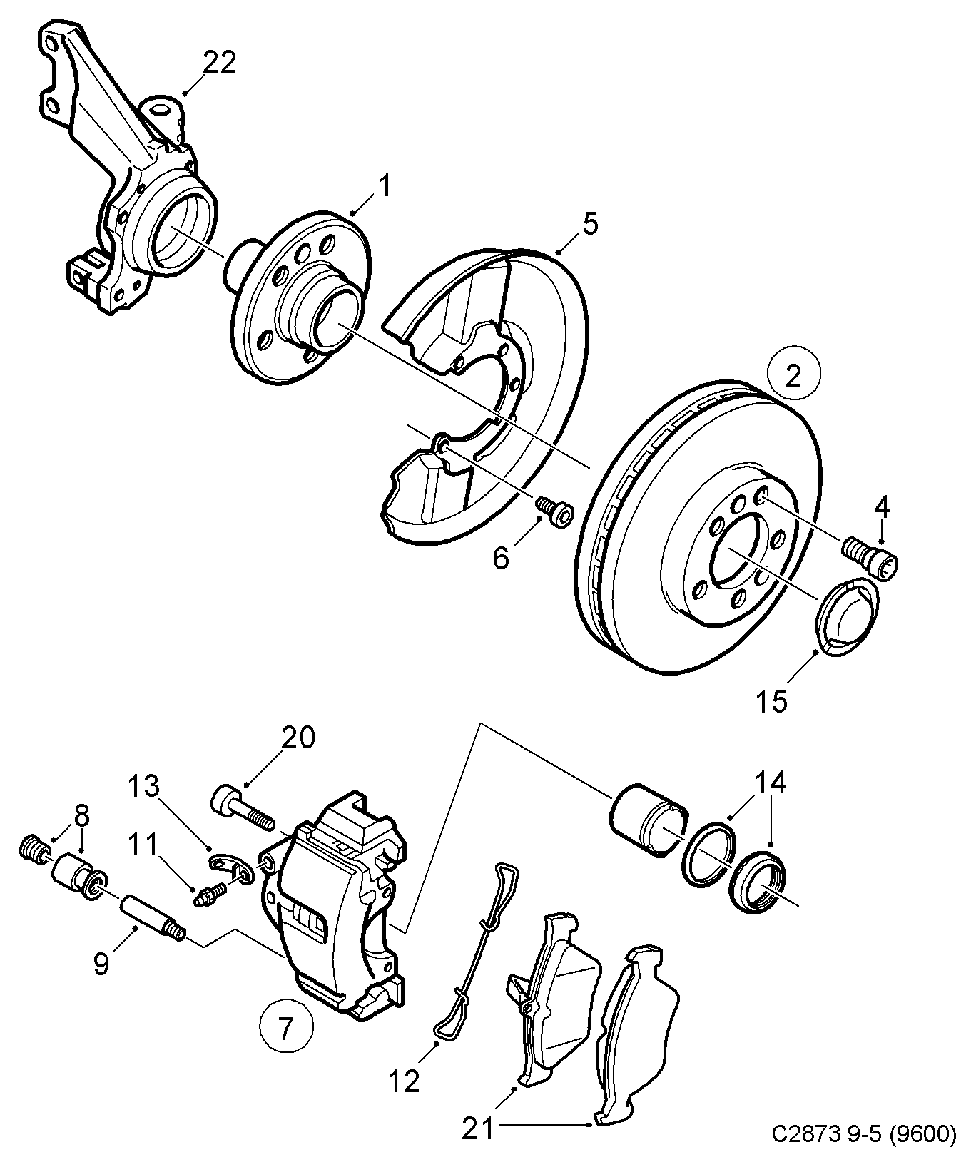 SAAB 90 496 444 - Riteņa rumbas gultņa komplekts ps1.lv