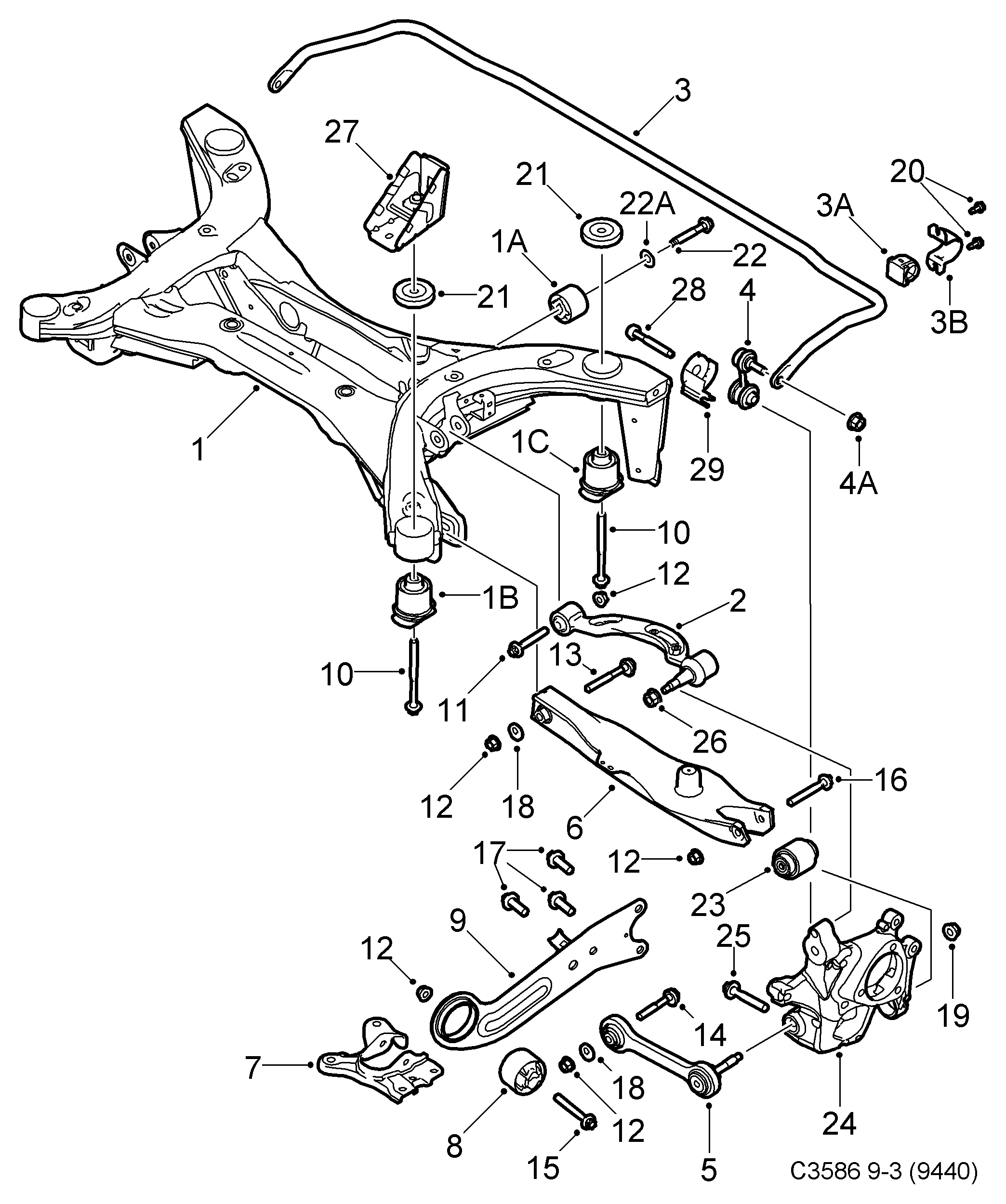 Opel 24469643 - Piekare, Šķērssvira ps1.lv