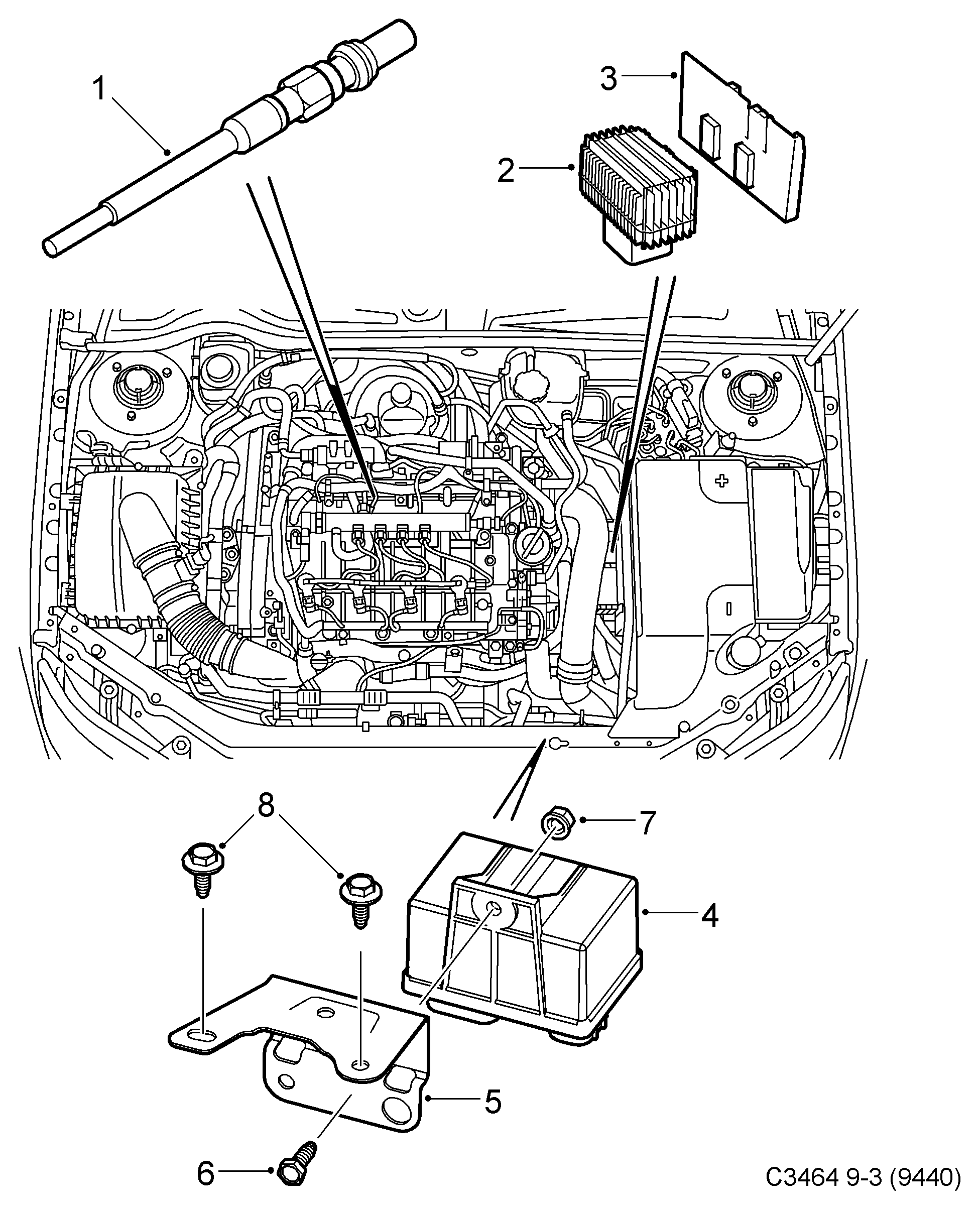 General Motors 93178225 - Kvēlsvece ps1.lv